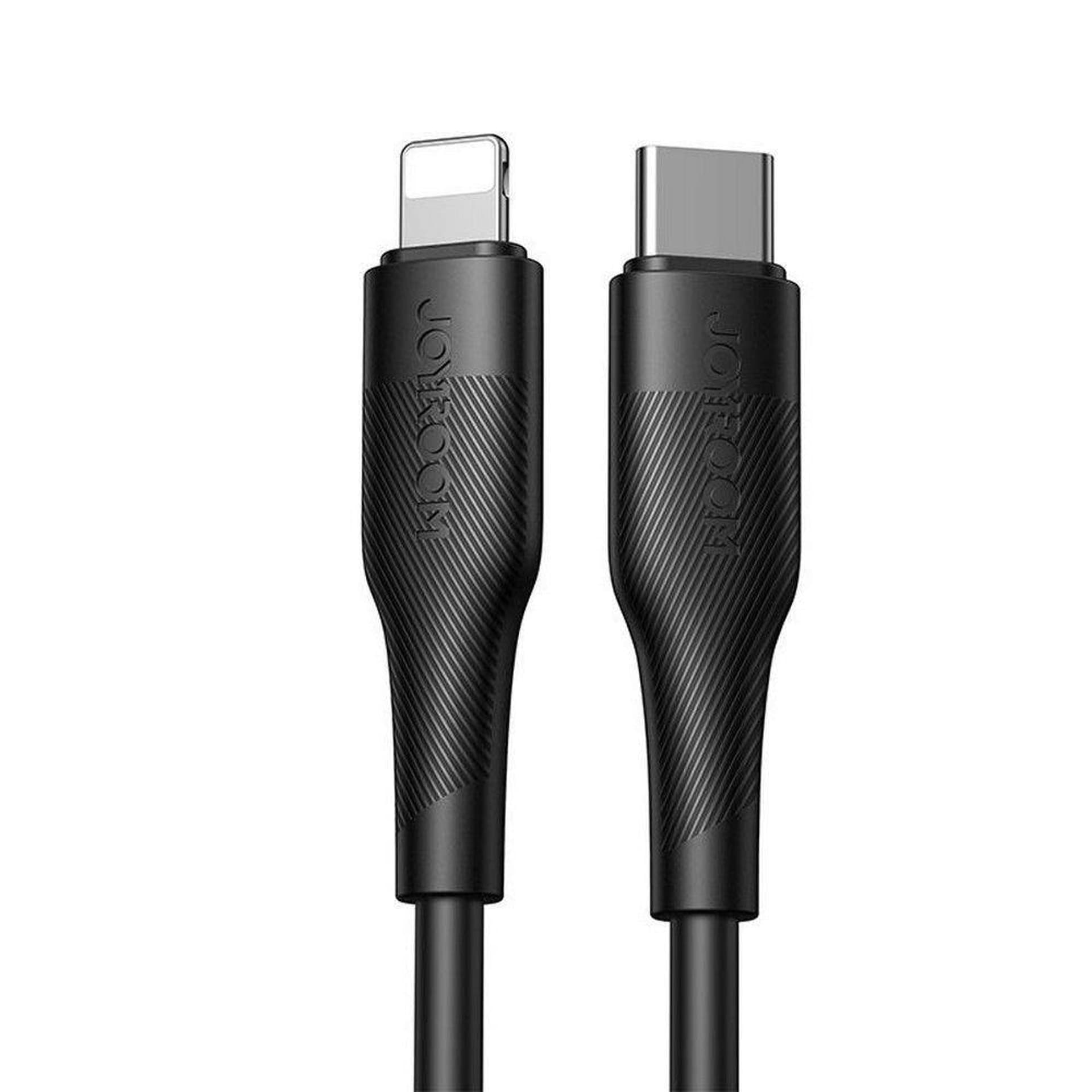 

Kabel 20W 2,4A 1,2M USB-C na Lightning USB Jayroom S-1224M3 czarny