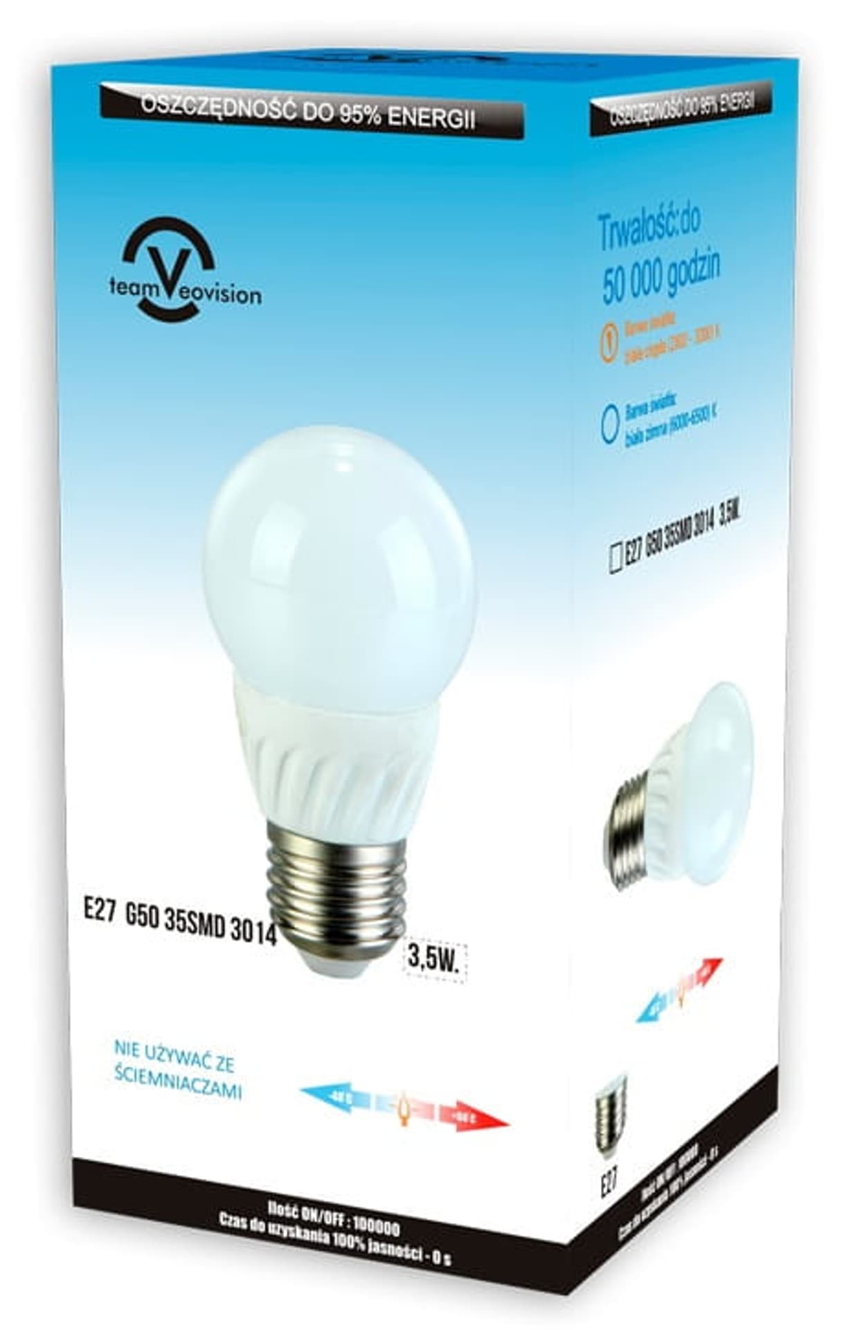 

Żarówka E27 LED 3,5W VeoVision ciepła 9496-50367_20140319094428