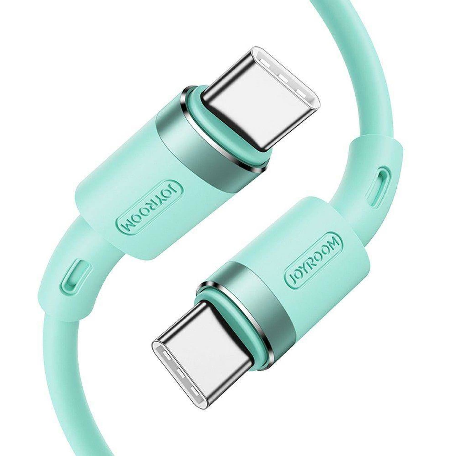 

Kabel 60W 3A 1,2M USB-C na USB-C Joyroom S-1230N9 zielony