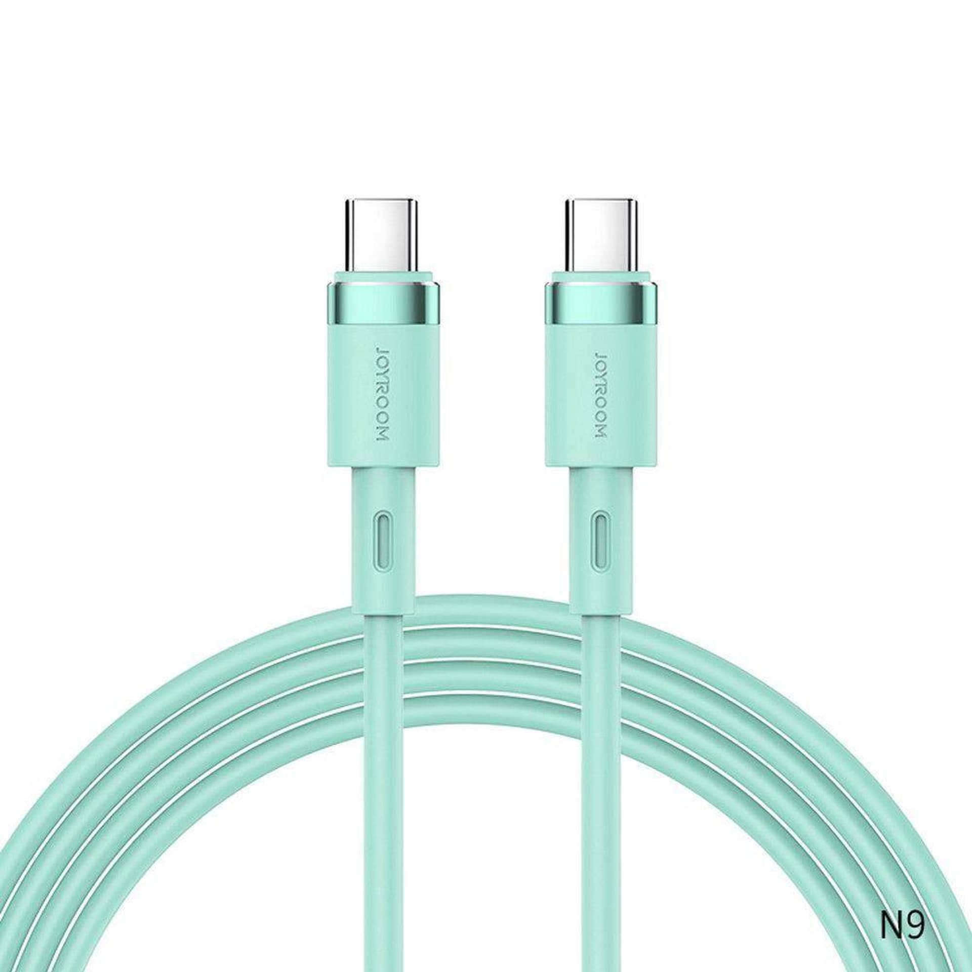 

Kabel 60W 3A 1,8M USB-C na USB-C Joyroom S-1830N9 zielony