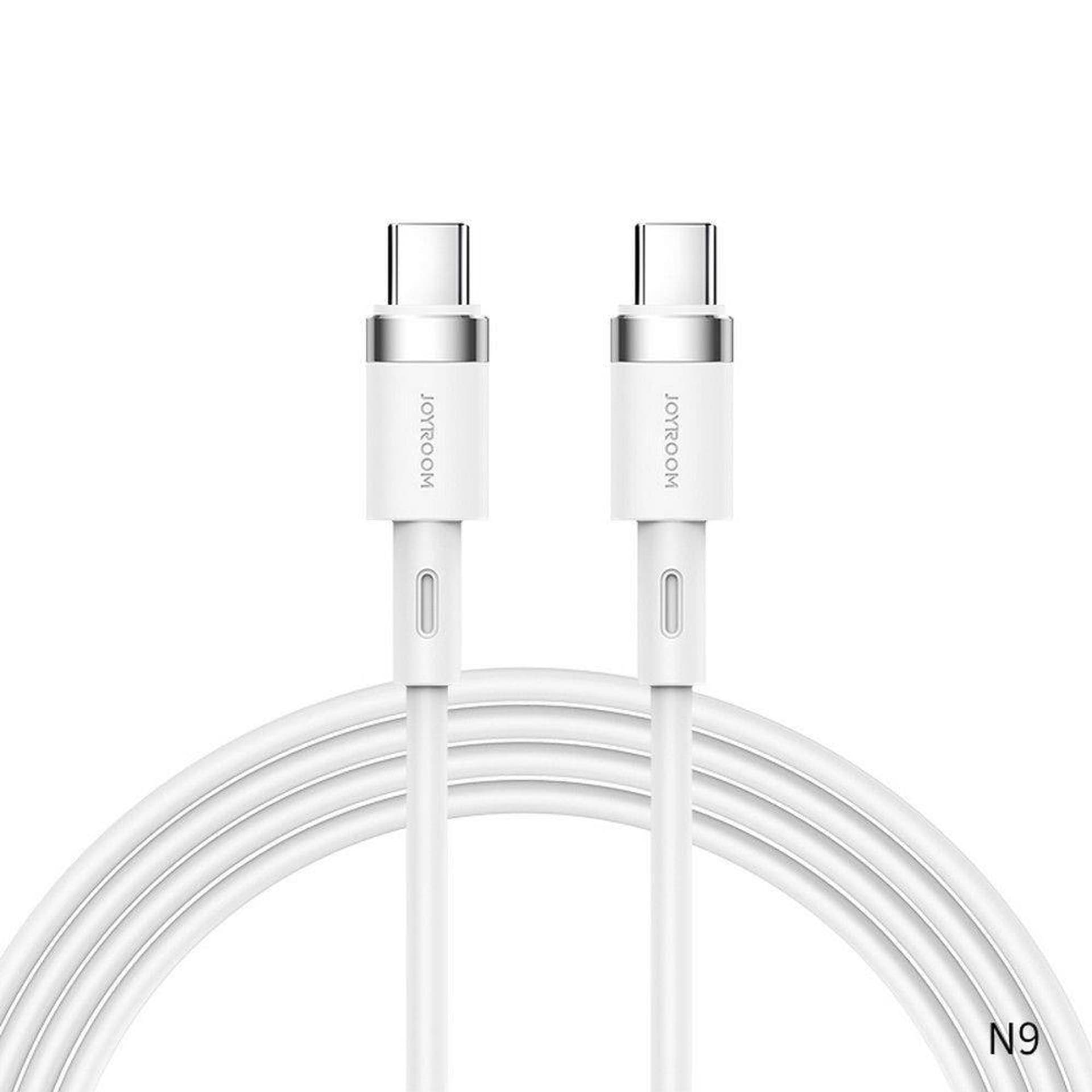 

Kabel 60W 3A 1,8M USB-C na USB-C Joyroom S-1830N9 biały