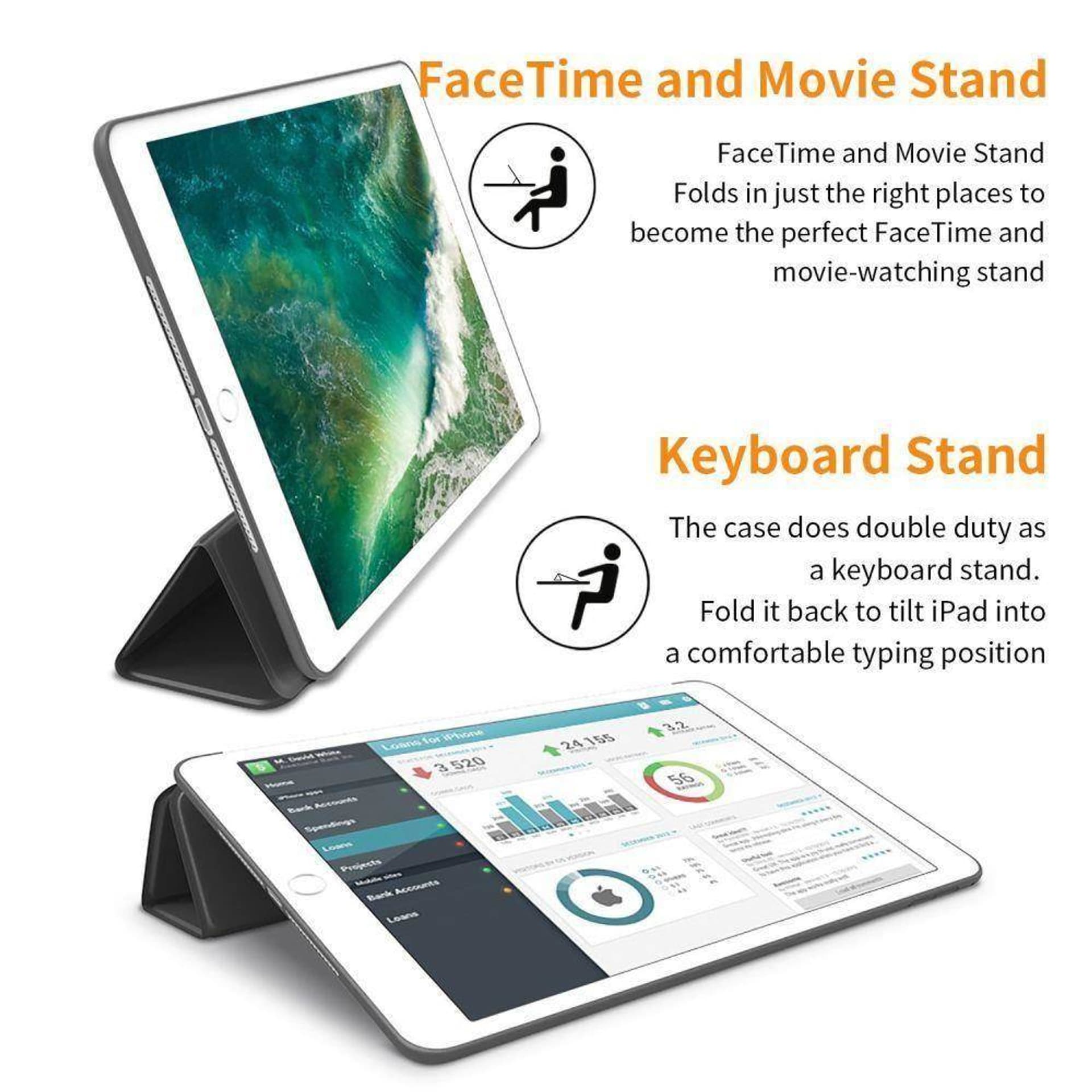 

Etui IPAD AIR Tech-Protect SmartCase czarne