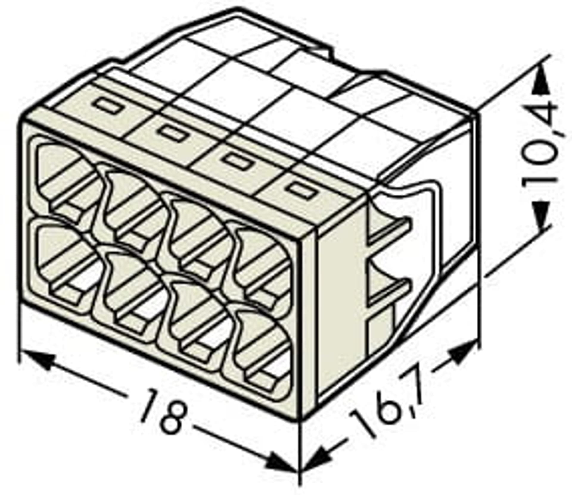 

Złączka COMPACT do puszek inst. 8x WAGO 2273-208