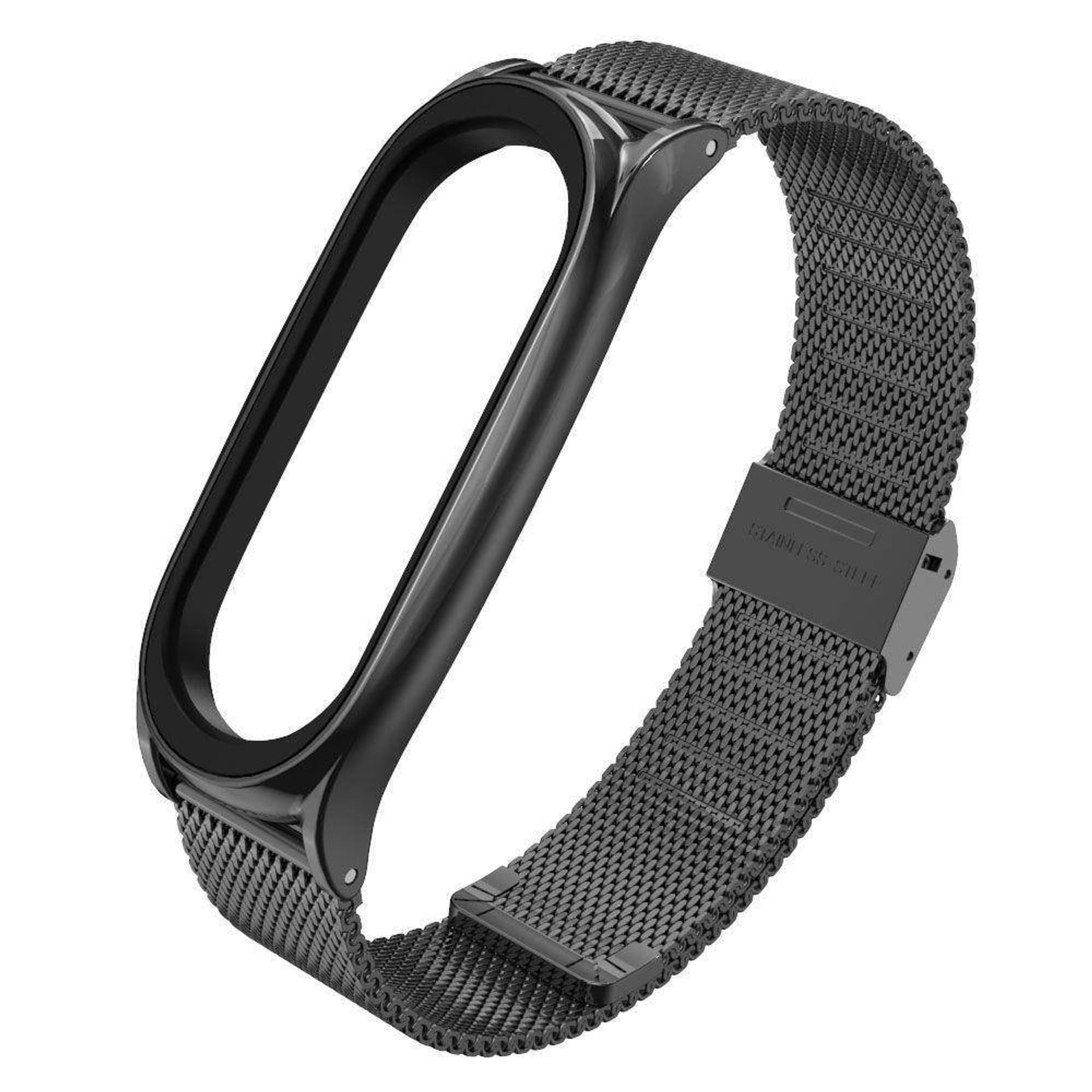 

Pasek do XIAOMI MI SMART BAND 5 / 6 / 6 NFC / 7 Tech-Protect Milaneseband czarne