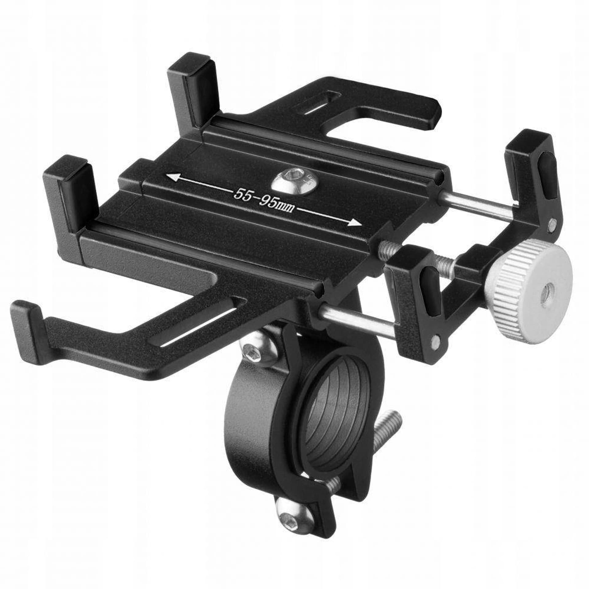 

Uniwersalny Metalowy Uchwyt Rowerowy Tech-Protect czarny