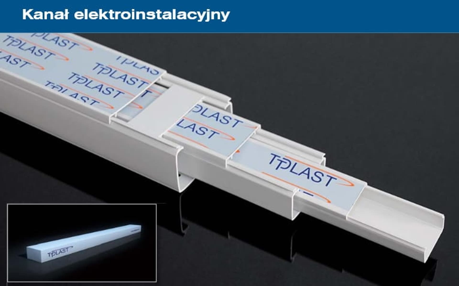 

Kanał elektroinstalacyjny PCV 17x15mm, 2m Kanał PCV 17x15 2m