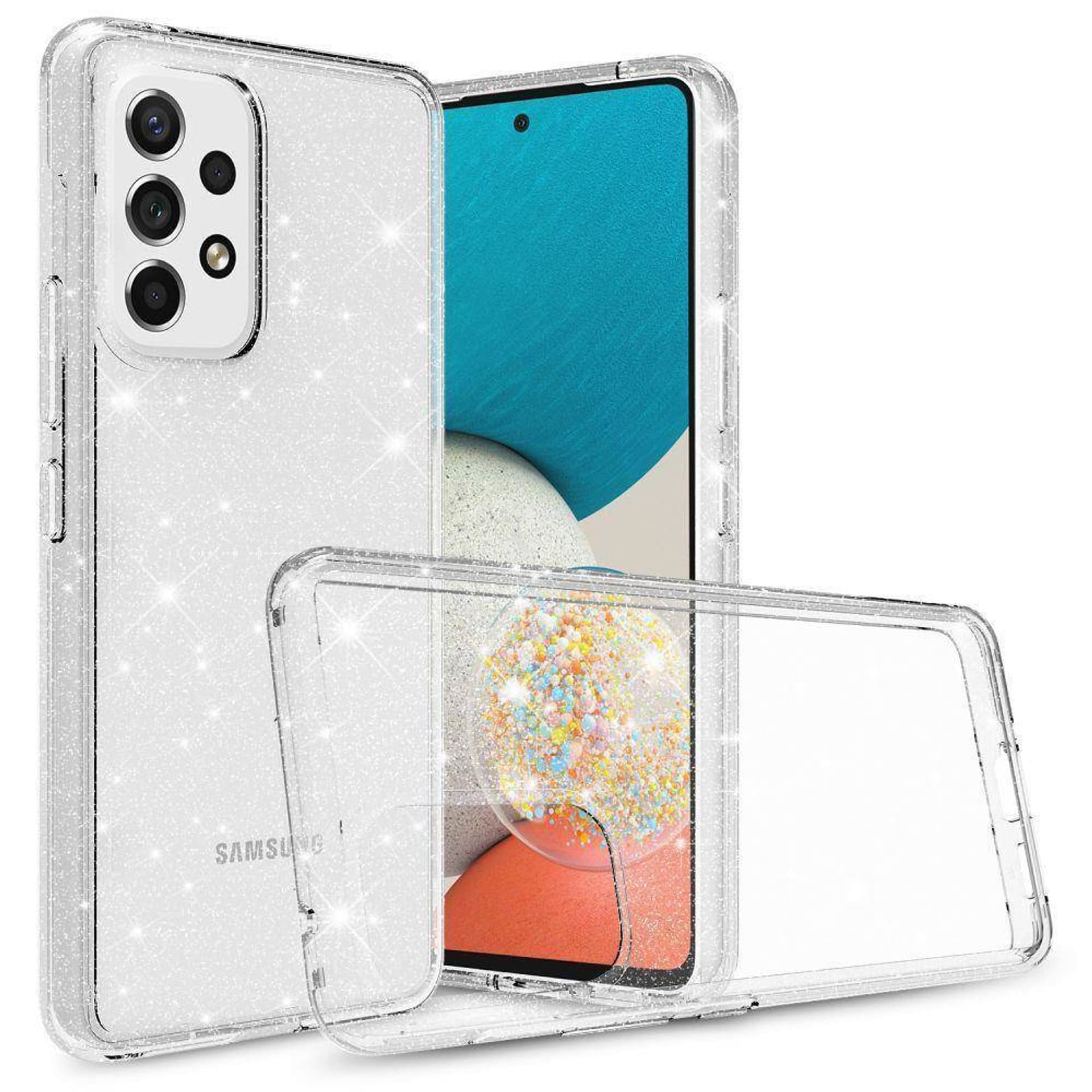 

Etui SAMSUNG GALAXY A53 5G Tech-Protect Glitter Clear transparentne