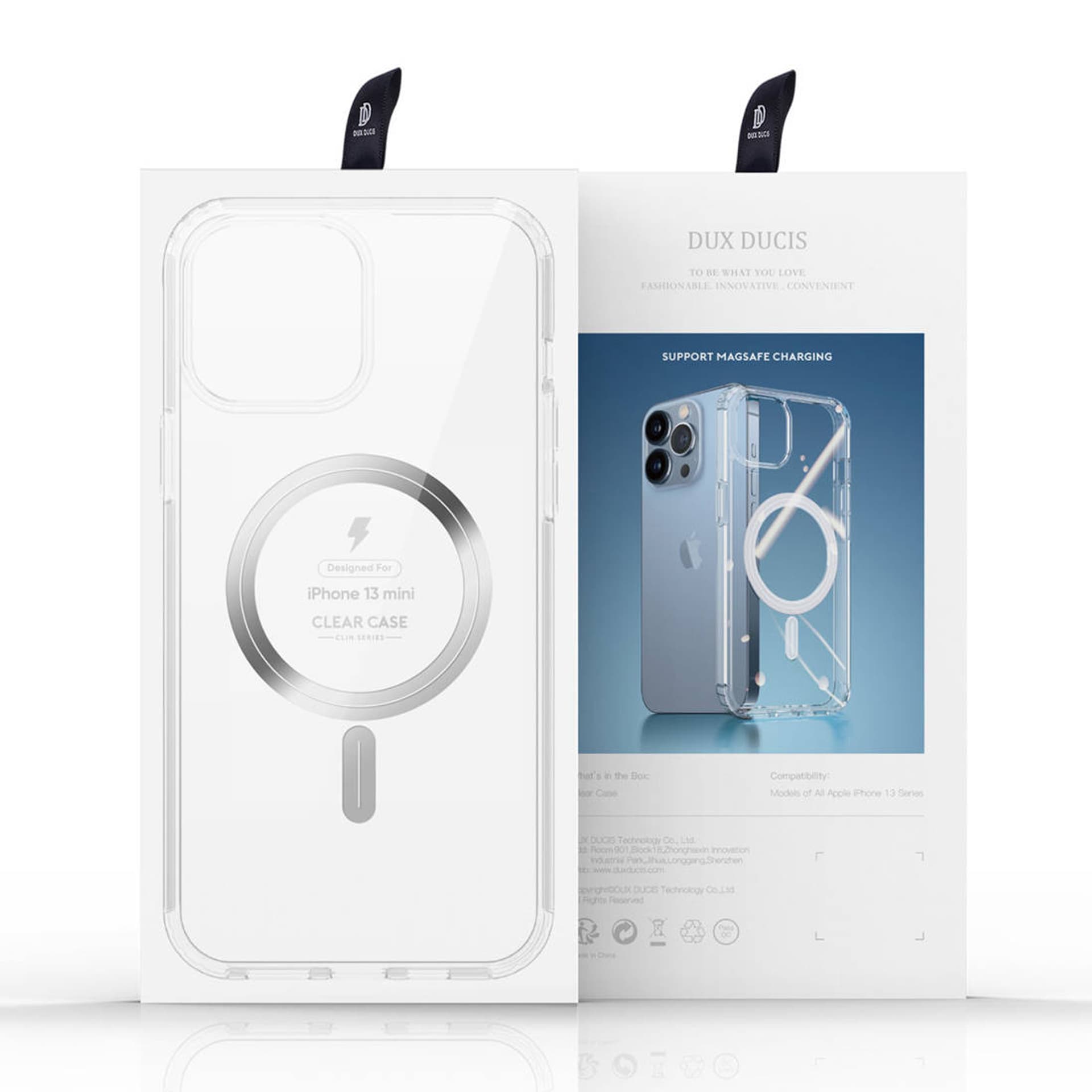 

Etui IPHONE 13 MINI Dux Ducis Clin MagSafe Case transparentne