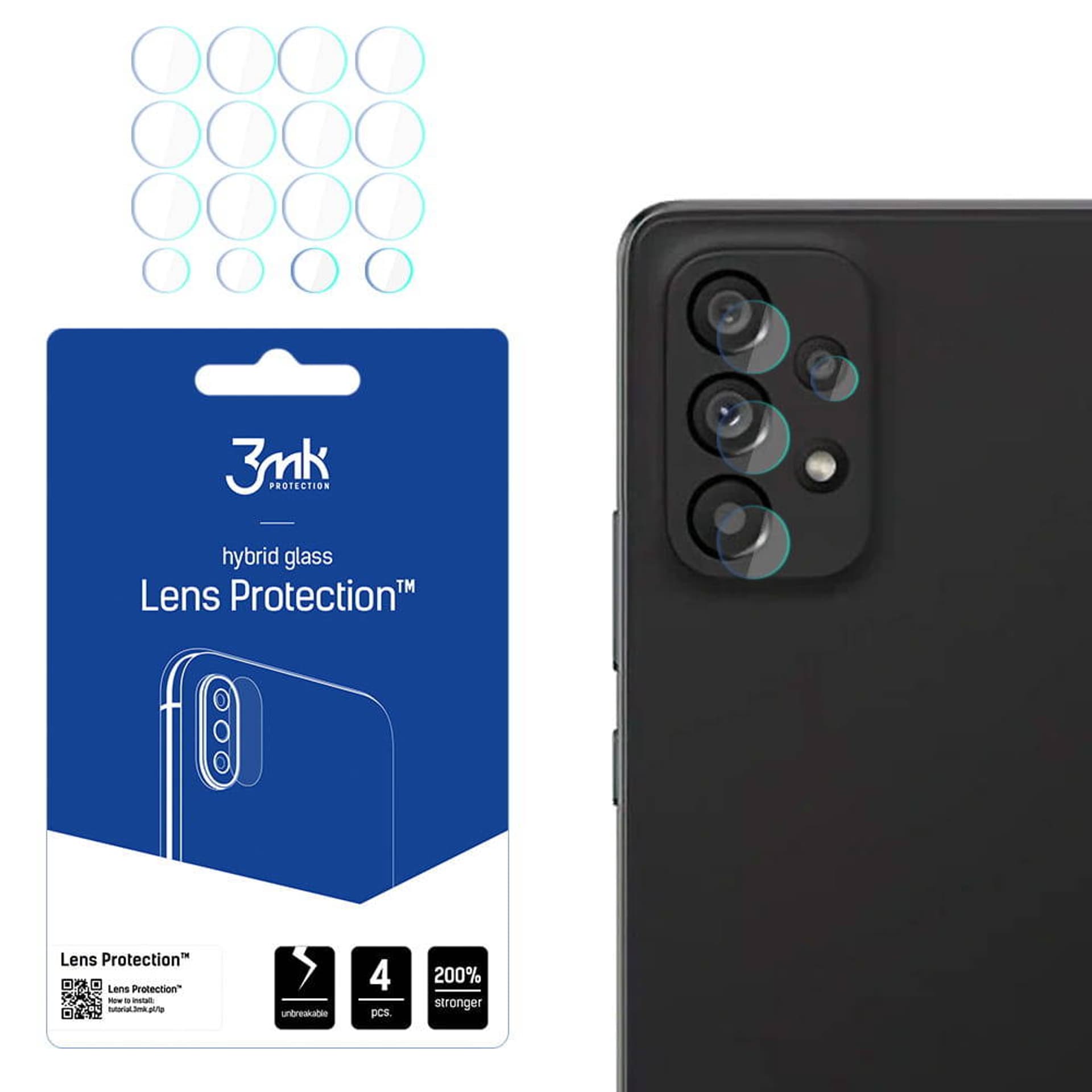 

3MK Lens Protect Sam A53 5G A536 Ochrona na obiektyw aparatu 4szt