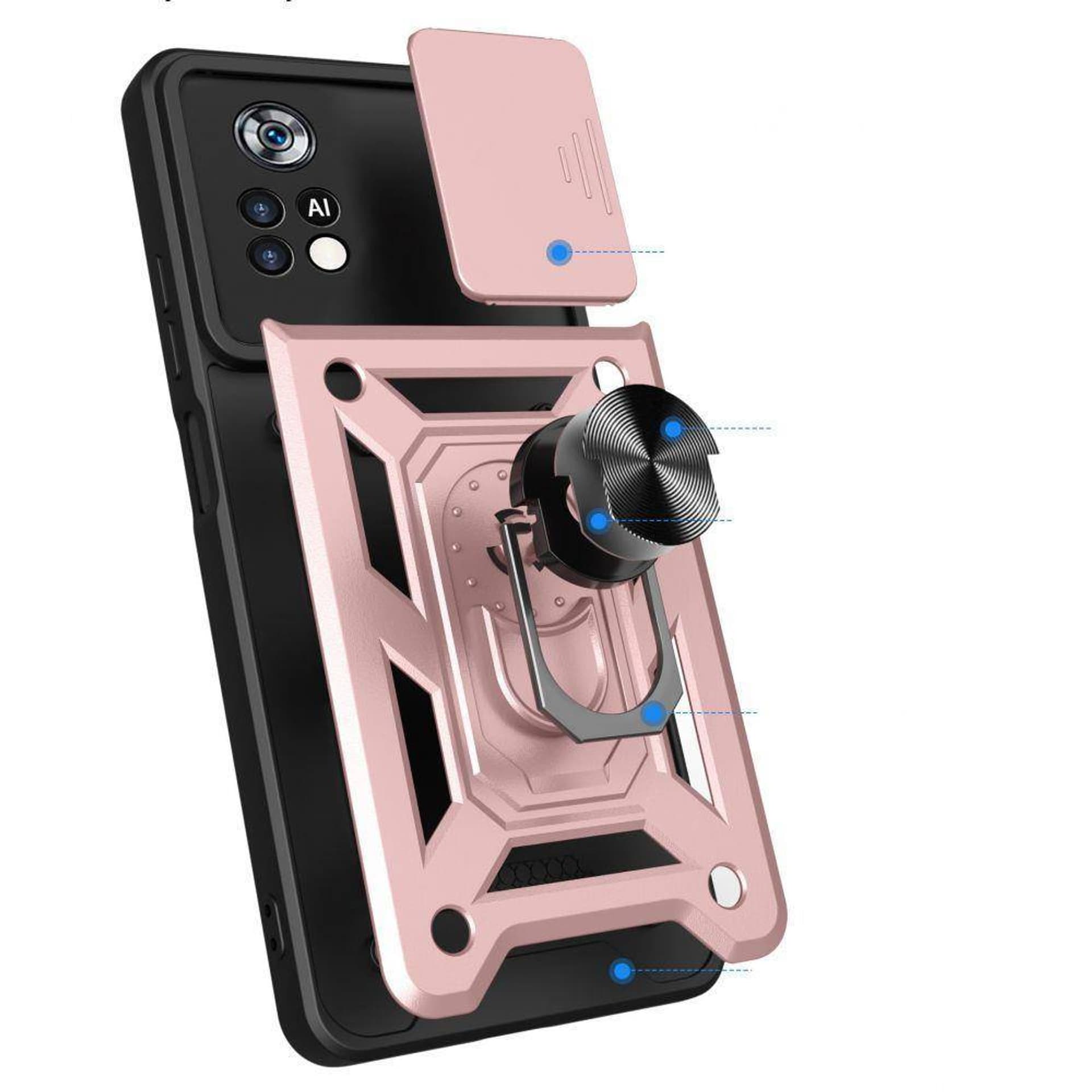 

Etui XIAOMI POCO X4 PRO 5G Tech-Protect Camshield Pro czarne