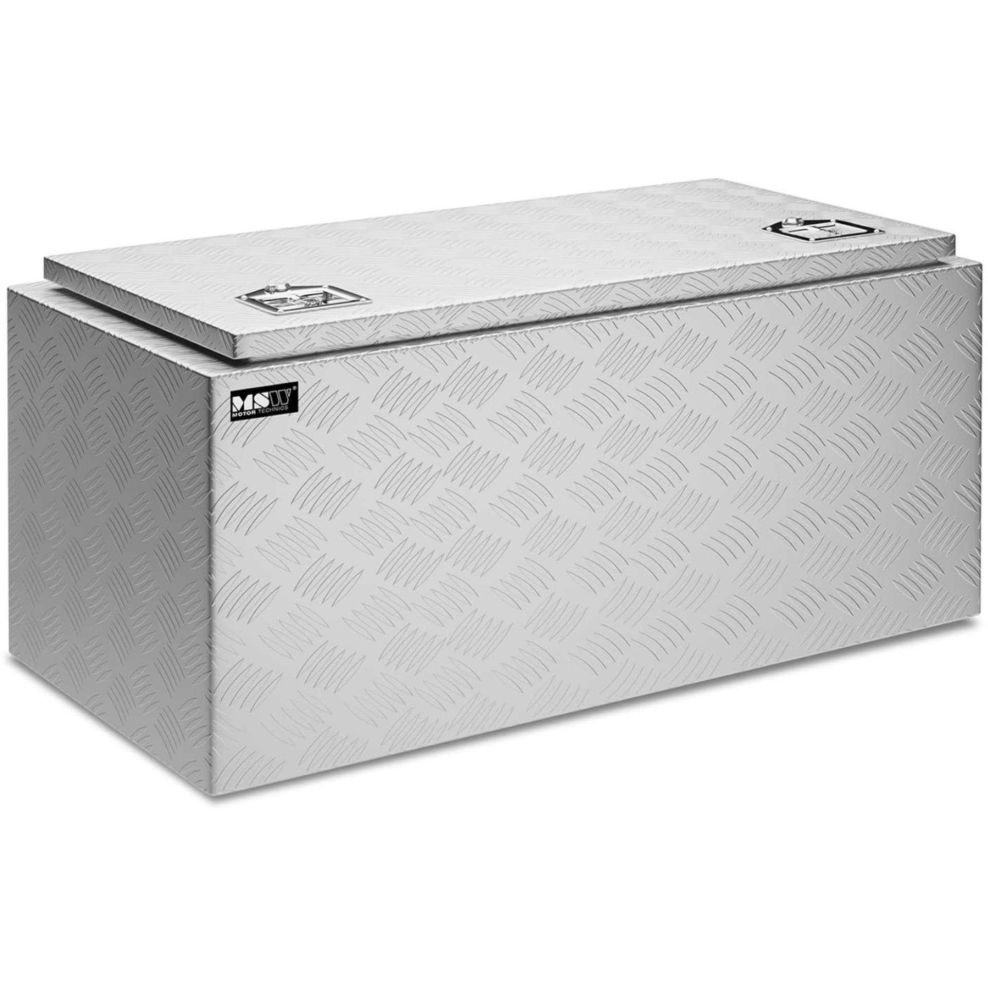 

Skrzynia narzędziowa transportowa aluminiowa zamykana na klucz 119 l 91 x 45 x 44.5 cm