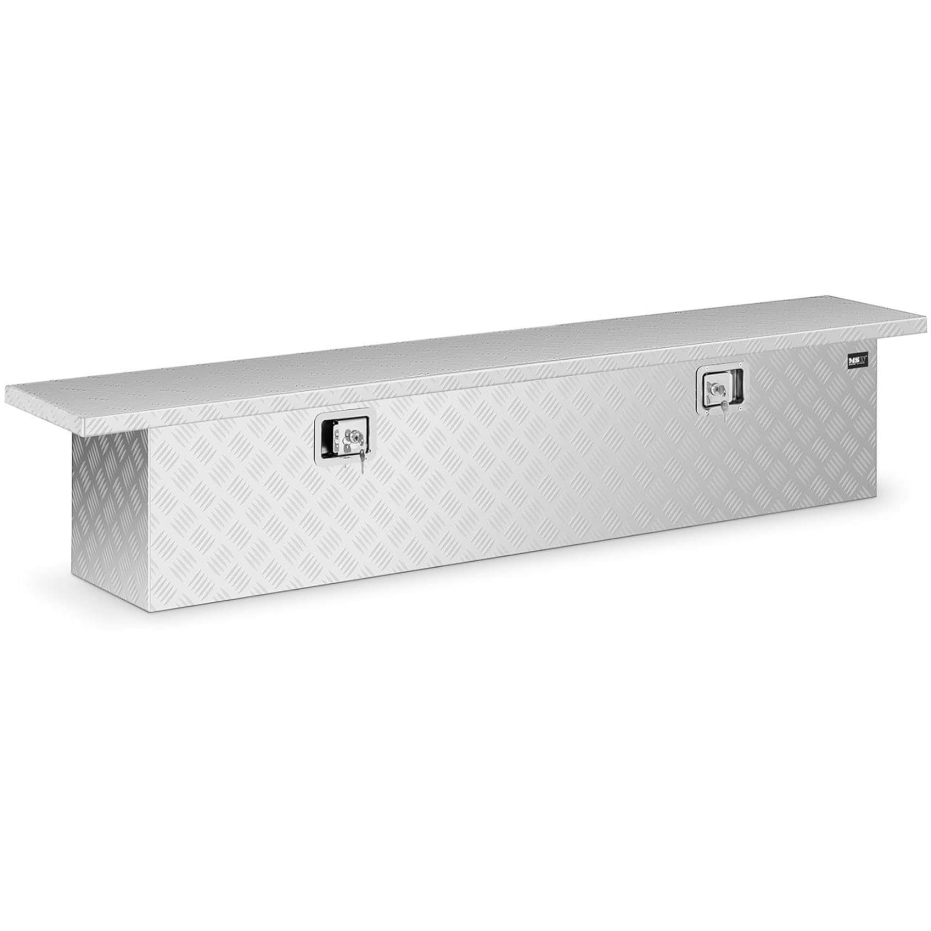 

Skrzynka narzędziowa transportowa aluminiowa zamykana na klucz 180 l 176 x 30 x 34.5 cm