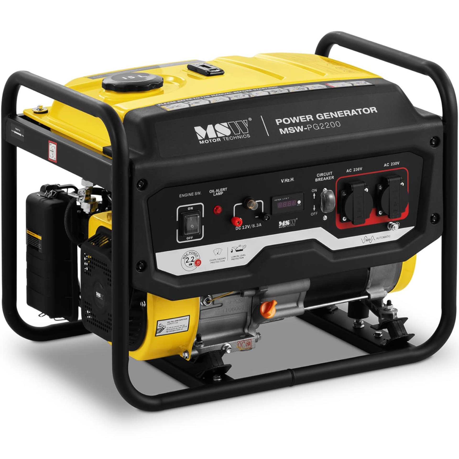 

Agregat prądotwórczy generator prądu z rozruchem ręcznym 15 l 230 V 2200 W