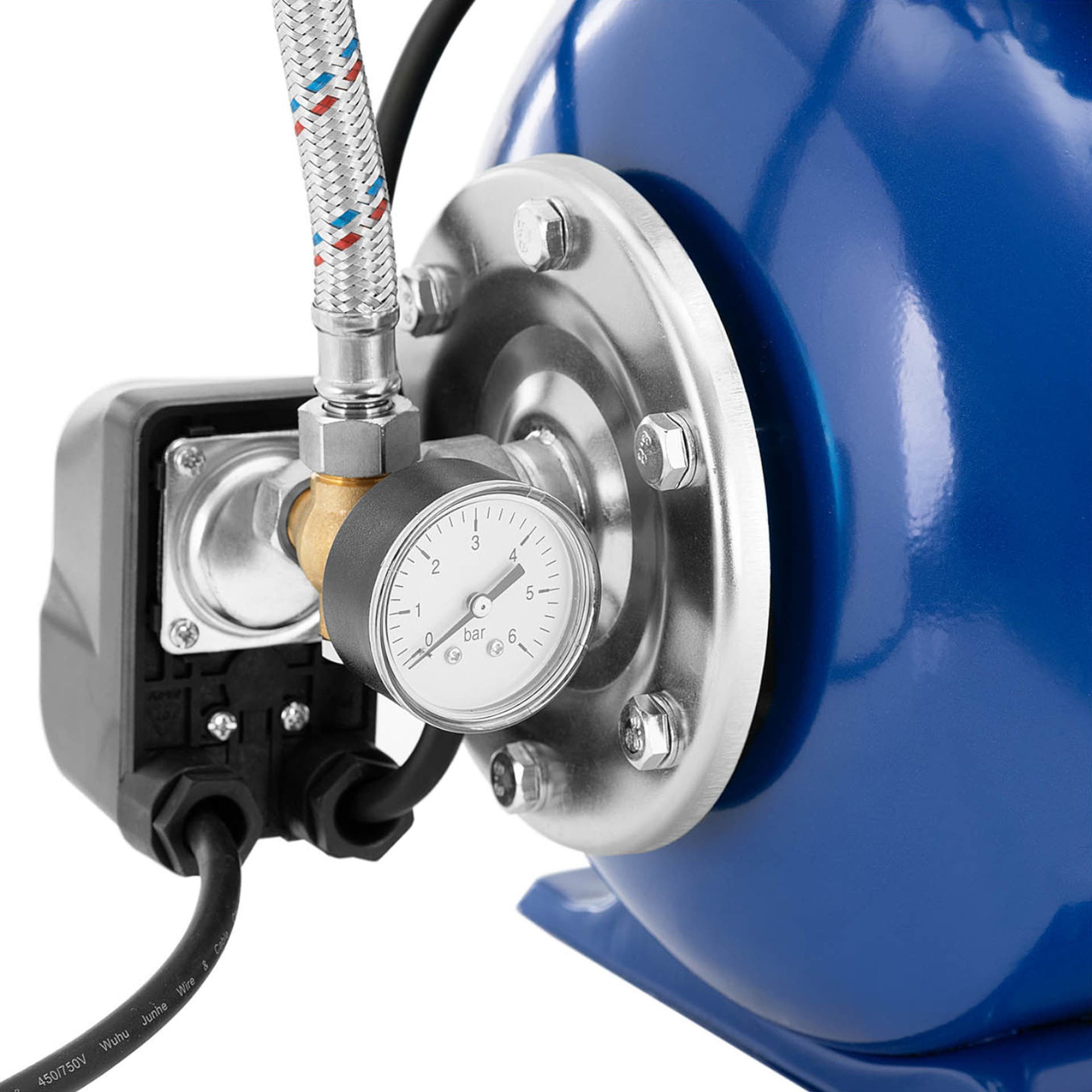 

Pompa hydroforowa ciśnieniowa samozasysająca do pompowania wody 19 l 3.5 m3/h 1000 W