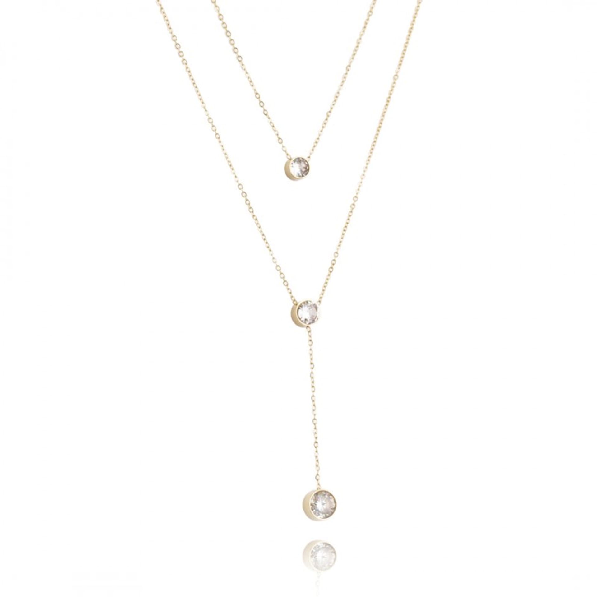 

Naszyjnik stal chirurgiczna pozłacana 14k gold NST1431