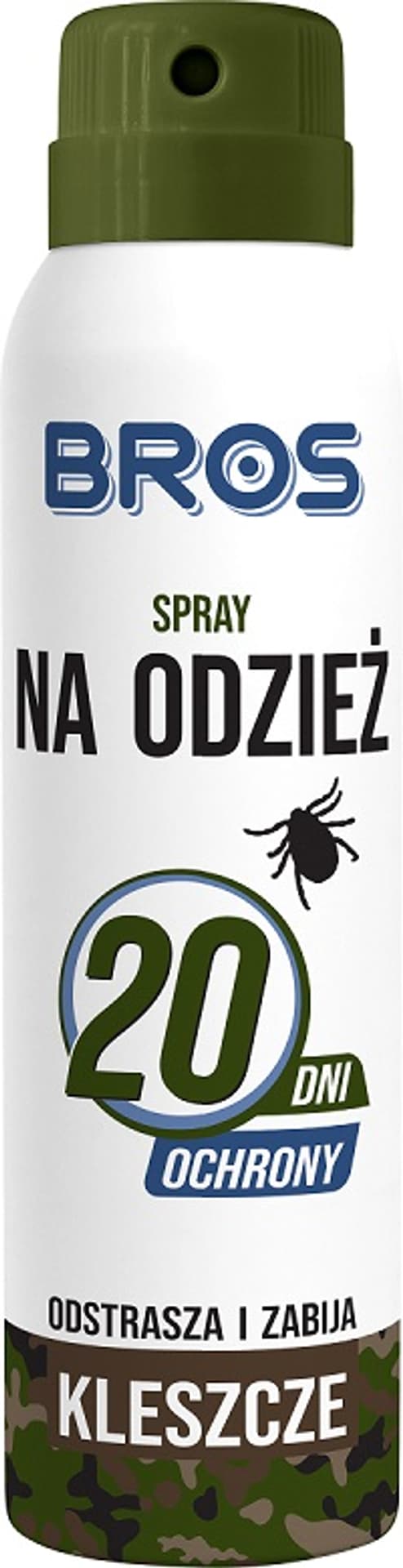

Spray na kleszcze, stosowany na odzież Bros