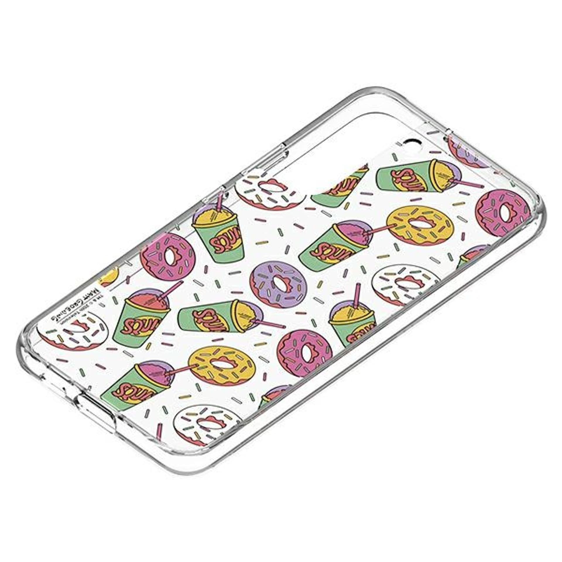 

Panel Samsung GP-TOU021HOOPW do etui Frame Cover do Galaxy S22+ Simpsons Donut biały/white