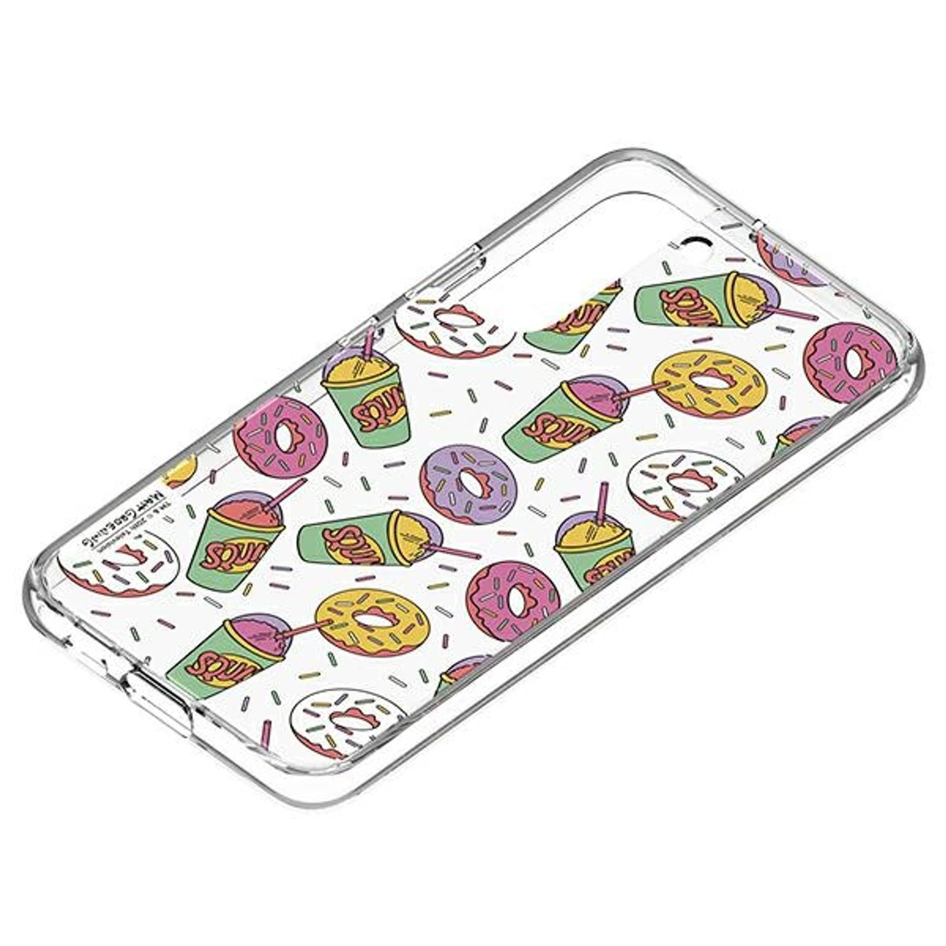 

Panel Samsung GP-TOU021HOVPW do etui Frame Cover do Galaxy S22 Simpsons Donut biały/white