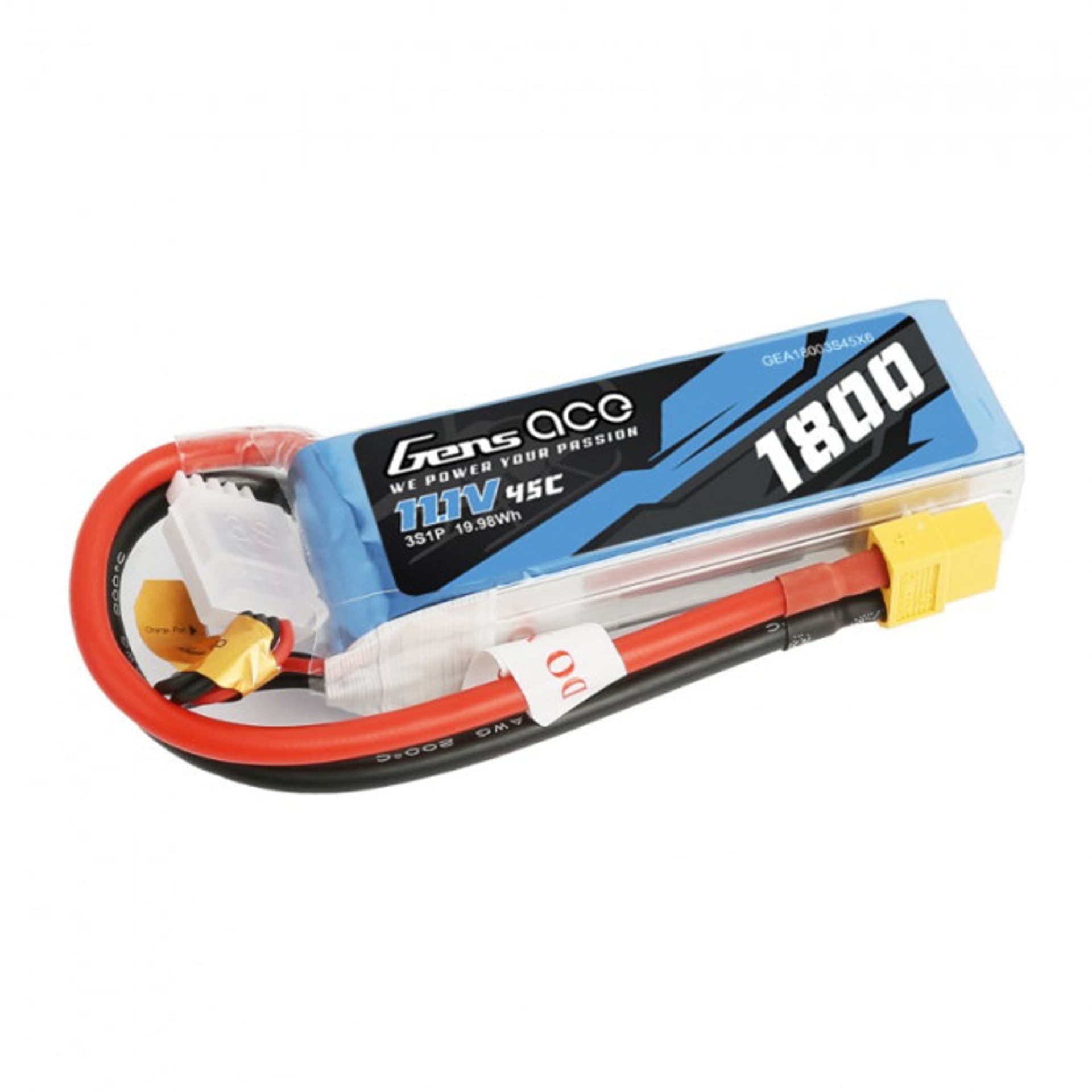 

1800mAh 11.1V 45C Gens Ace
