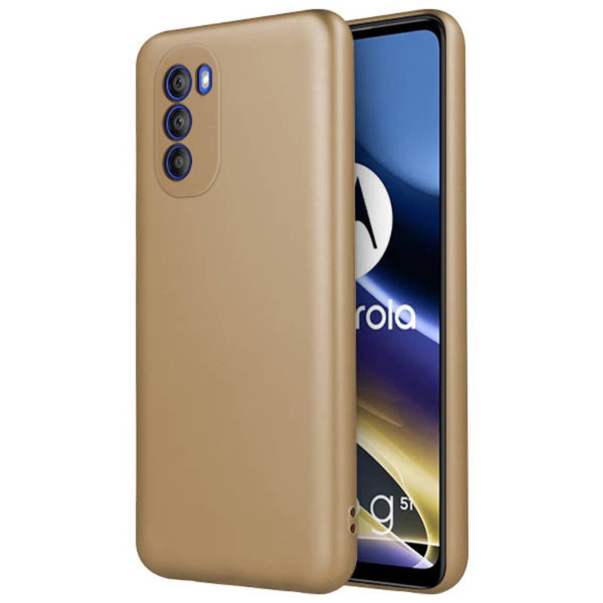 

Etui MOTOROLA MOTO E30 / E40 Metallic Case złote
