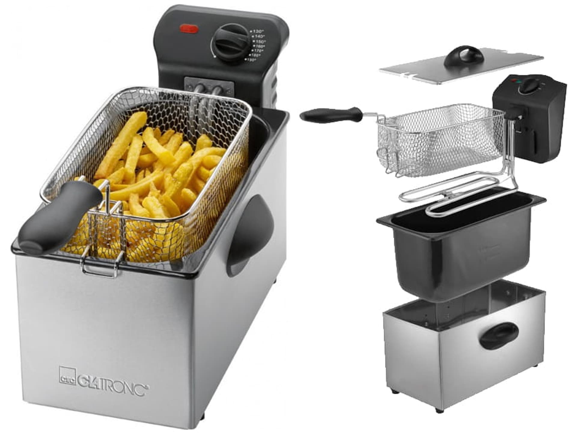 

Frytkownica inox 3L Clatronic FR 3586