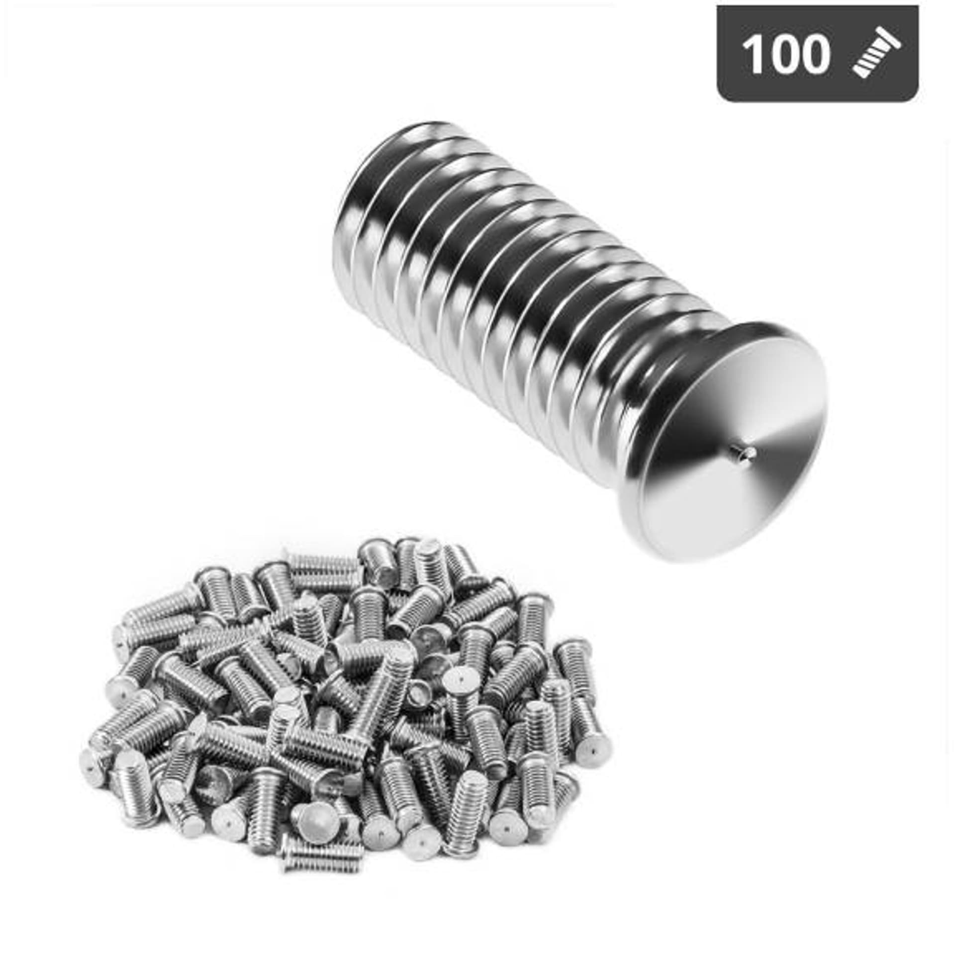 

Kołki do zgrzewania zgrzewarki przypawarki ze stali szlachetnej M6 15mm Stamos Germany 100 szt.