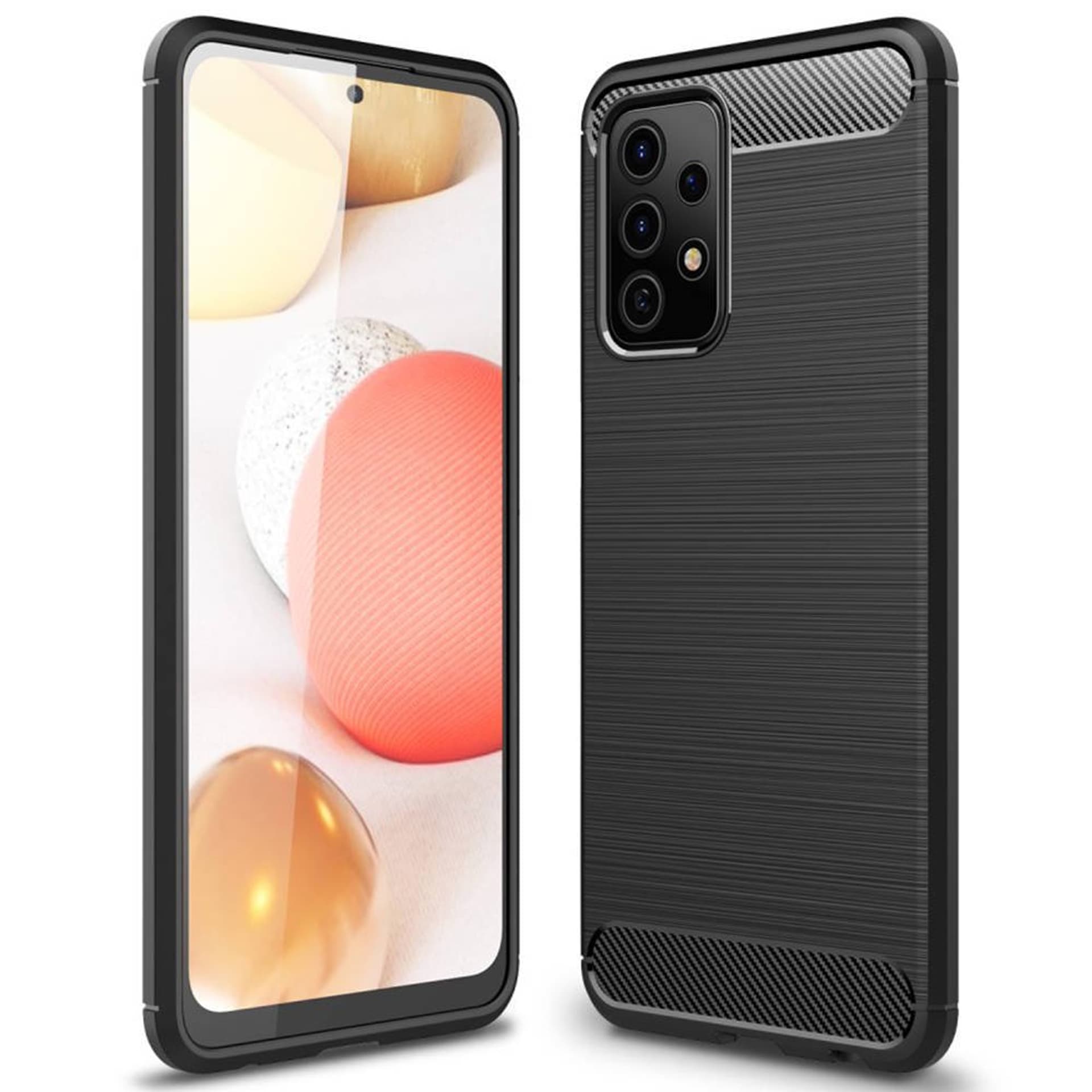 

Etui SAMSUNG GALAXY A52 / A52s Nexeri Carbon Pancerne czarne