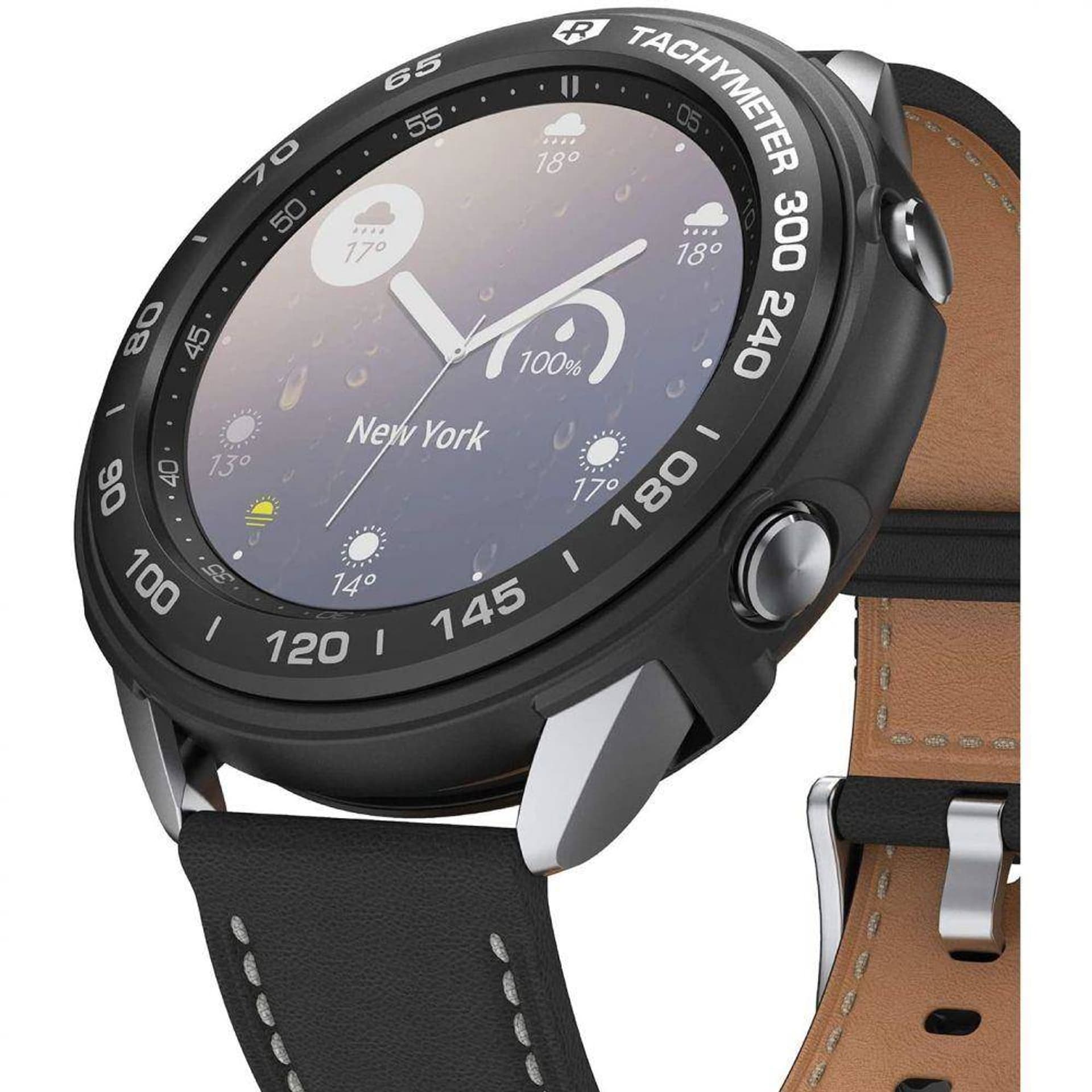 

Etui + Nakładka SAMSUNG GALAXY WATCH 3 (41MM) Ringke Air & Bezel Styling czarne, 41mm) ringke air & bezel styling czarn