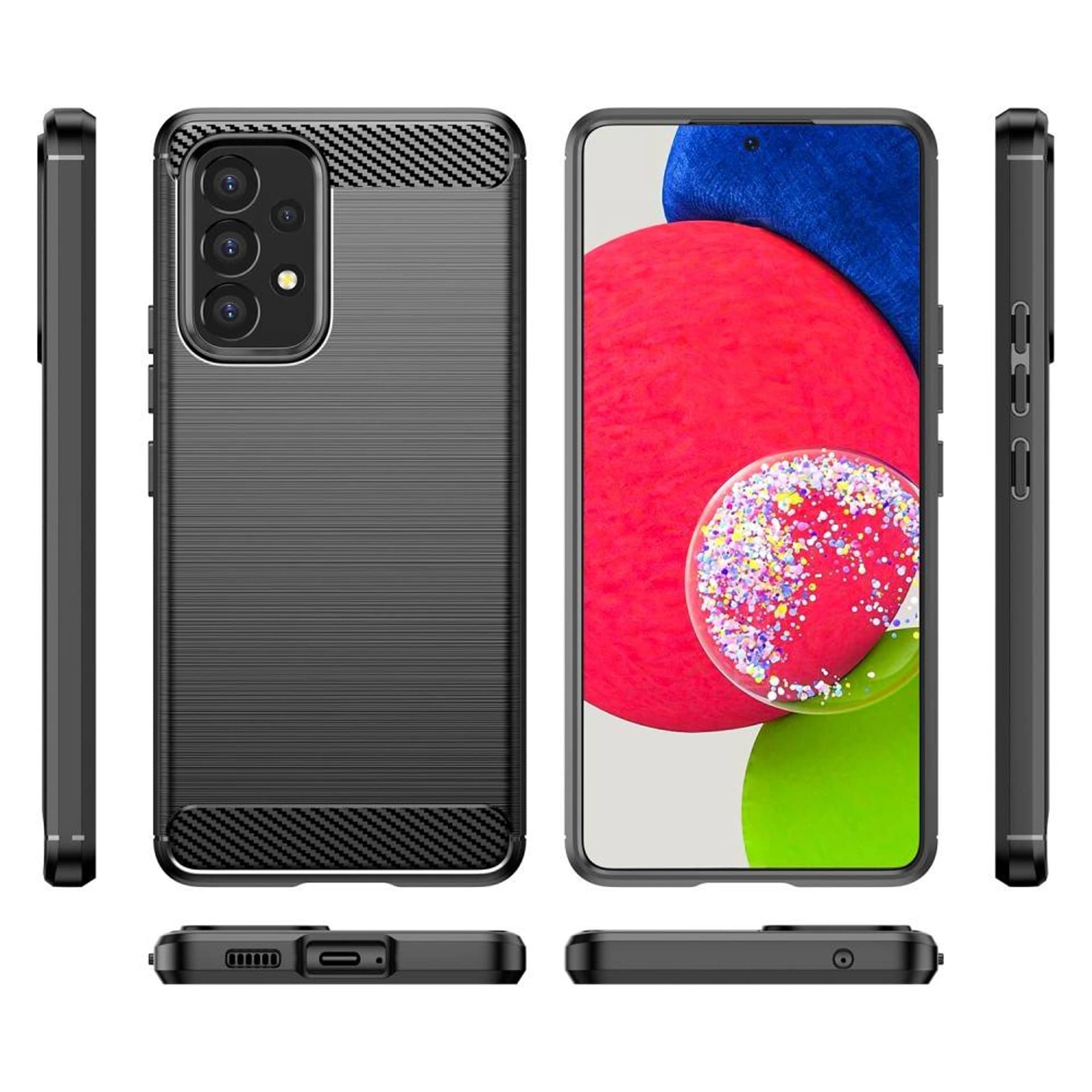 

Etui SAMSUNG GALAXY A53 5G Nexeri Carbon Pancerne czarne