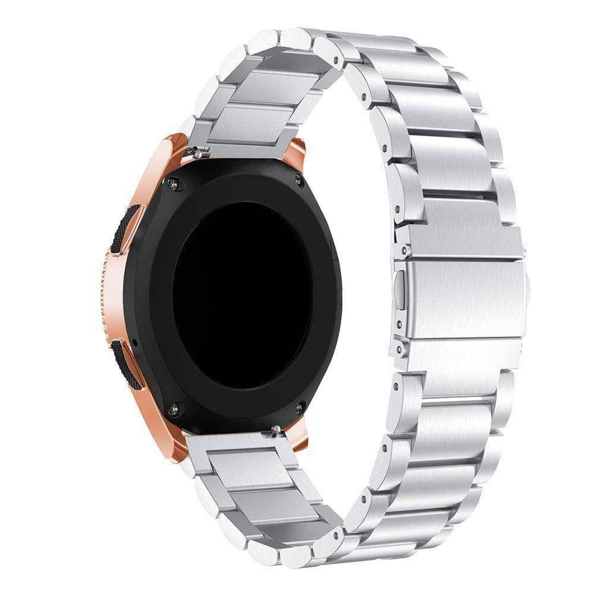 

Pasek do SAMSUNG GALAXY WATCH 3 (45MM) Tech-Protect Stainless srebrne, 45mm) tech-protect stainless srebrn