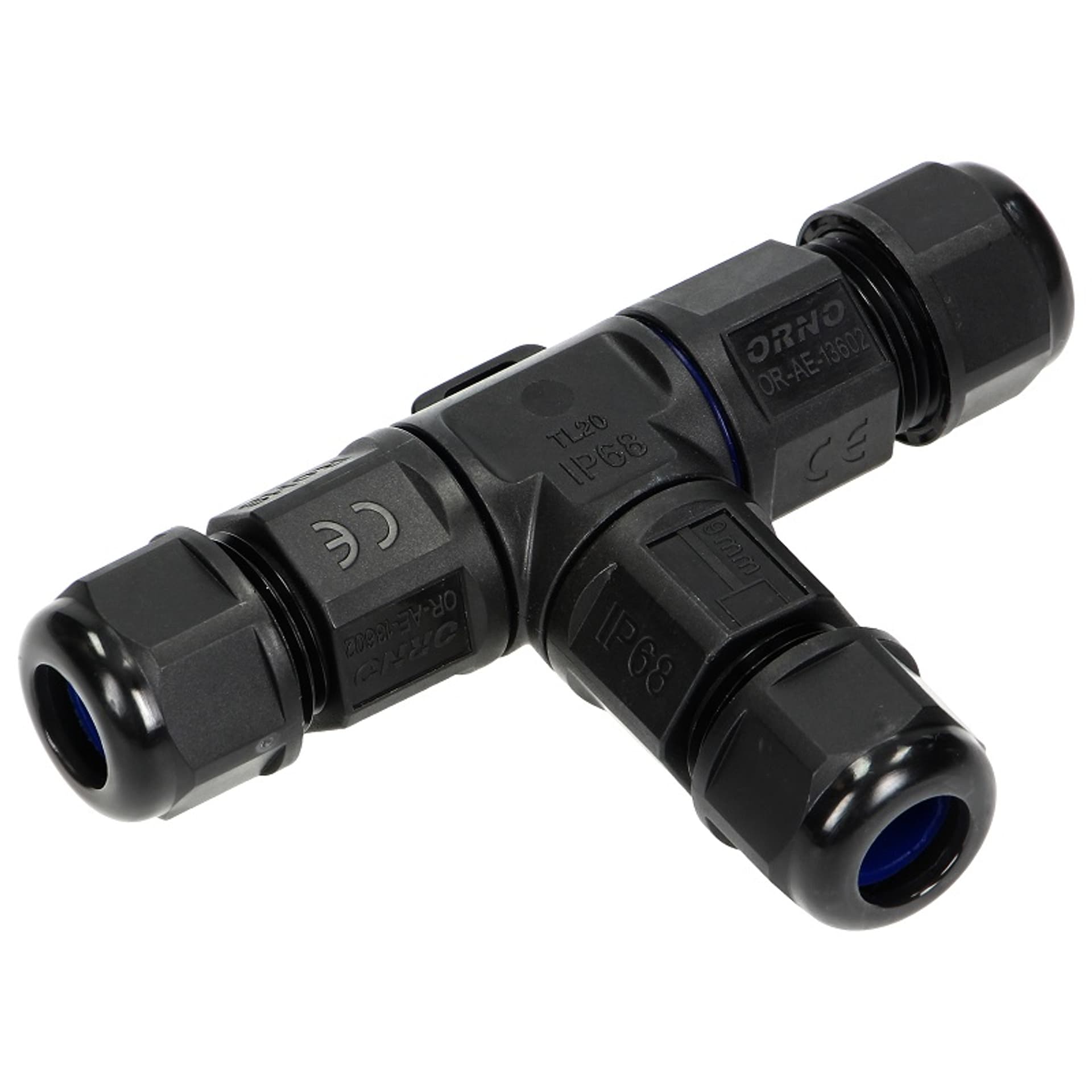 

Konektor kablowy trójnik T IP68, 3x4mm, 450V/25A