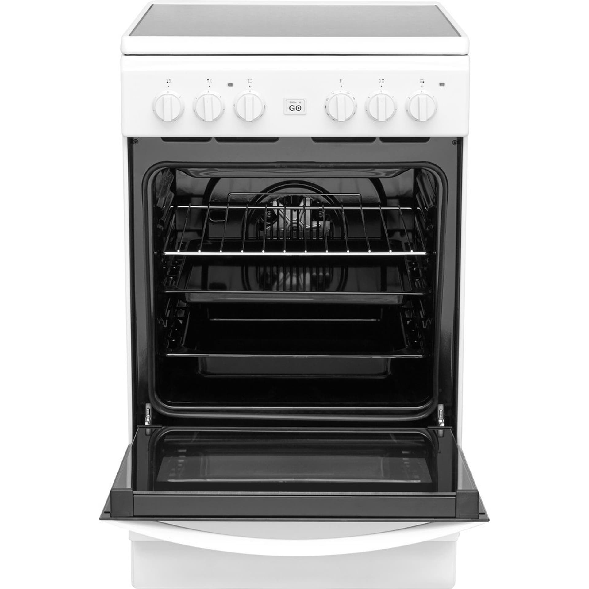 

INDESIT Cooker IS5V8GMW/E Hob type Vitroceramic, Oven type Electric, White, Width 50 cm, Grilling, 57 L, Depth 60 cm