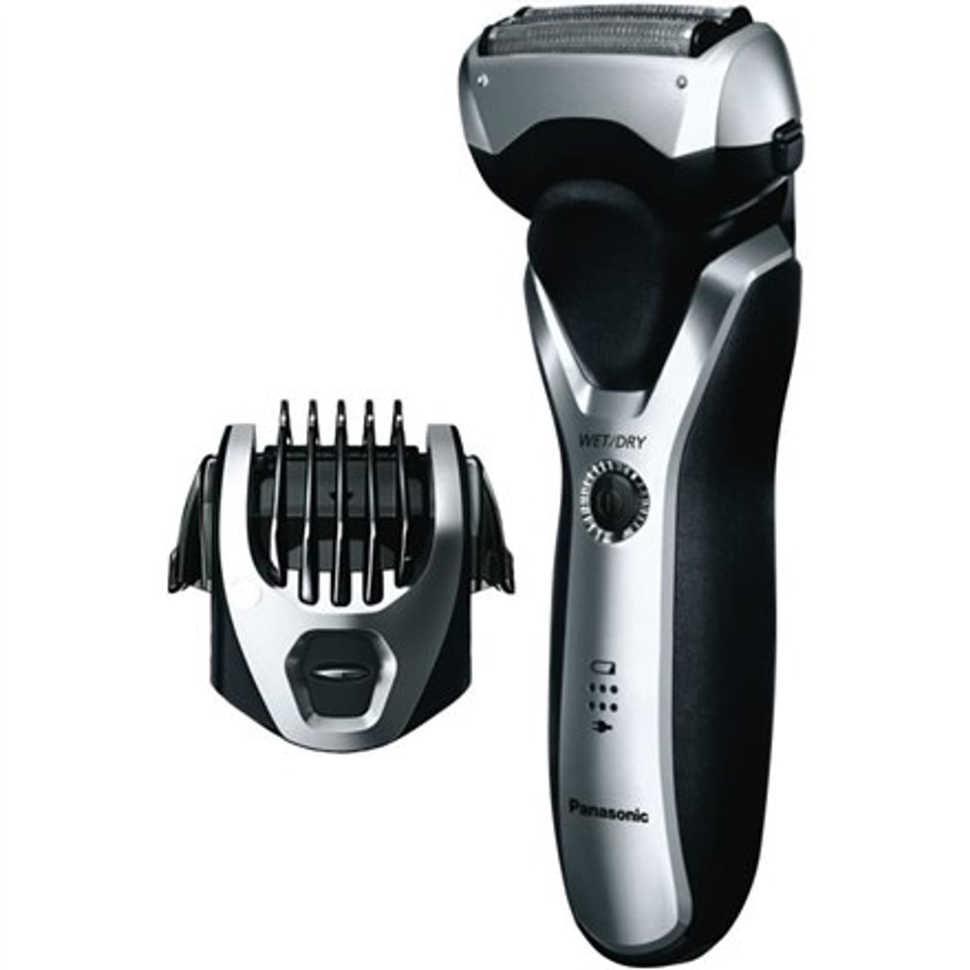 

Panasonic Shaver ES-RT47-H503 Charging time 1 h, Lithium Ion, Number of shaver heads/blades 3, Black/Silver, Wet & Dry