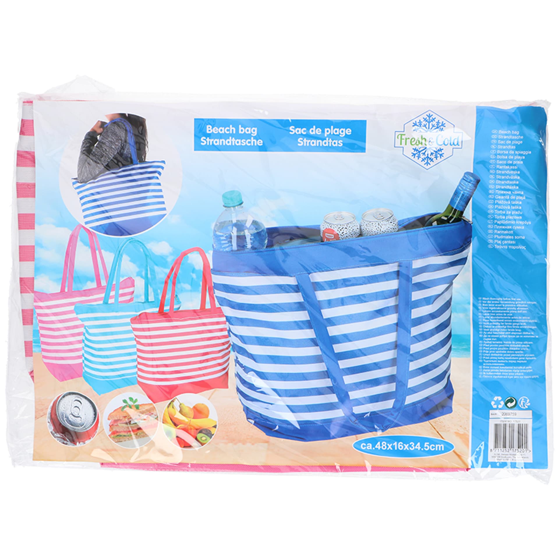 

Fresh & Cold - Torba plażowa (błękitny)