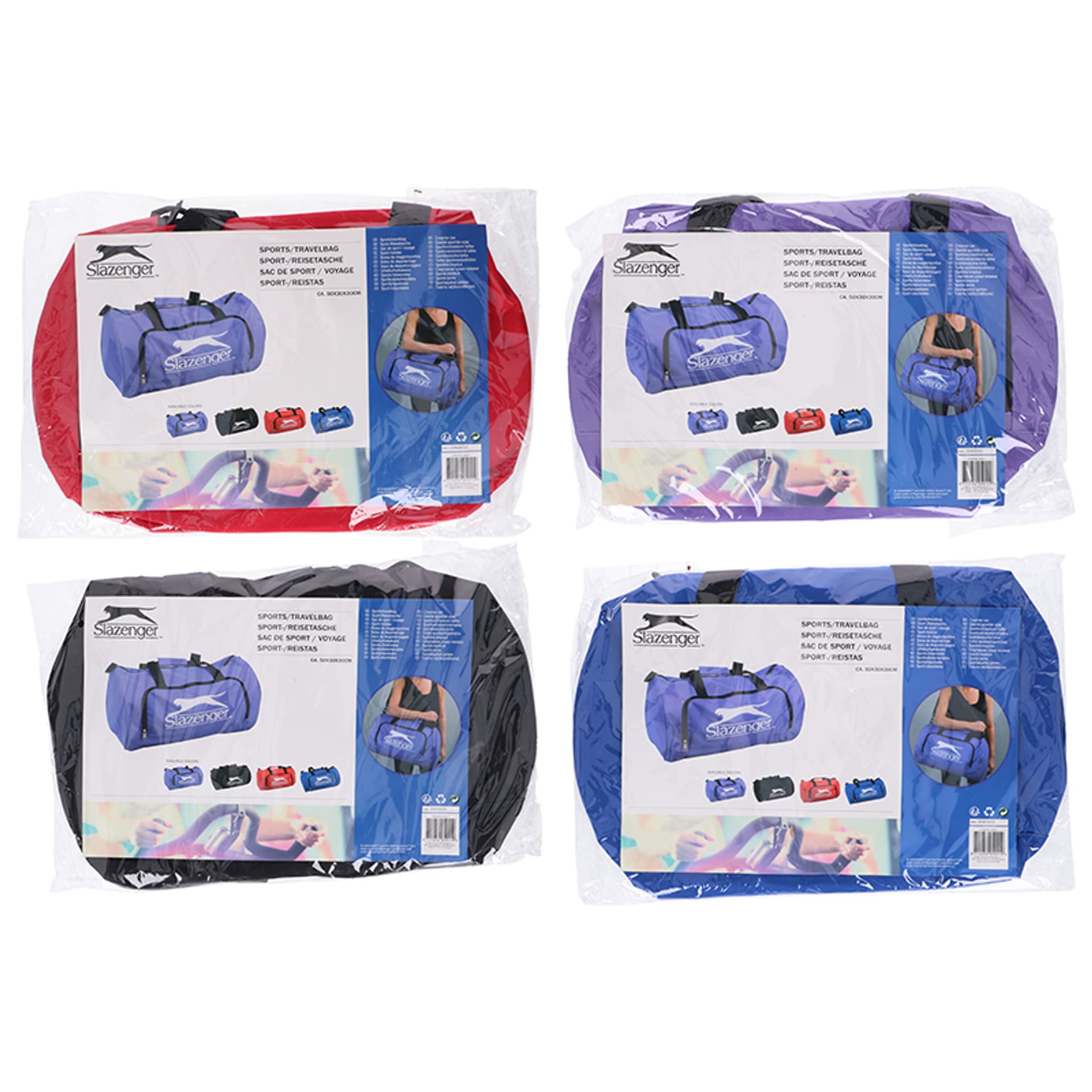 

Slazenger - Torba podróżna sportowa (fioletowy)