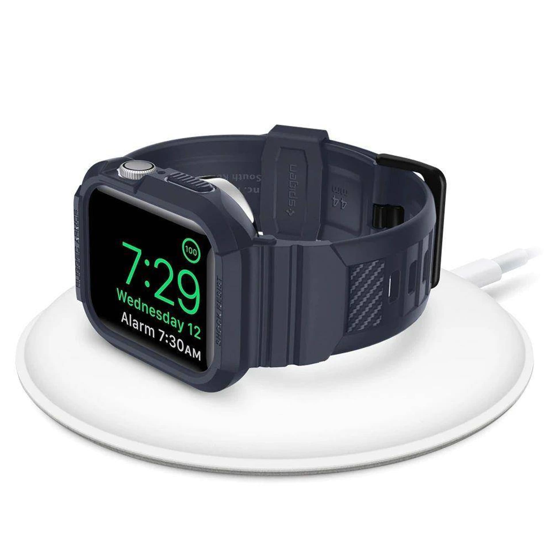 

Etui do APPLE WATCH 4 / 5 (44 mm) Spigen Rugged Armor Pro szare, 44 mm) spigen rugged armor pro szar