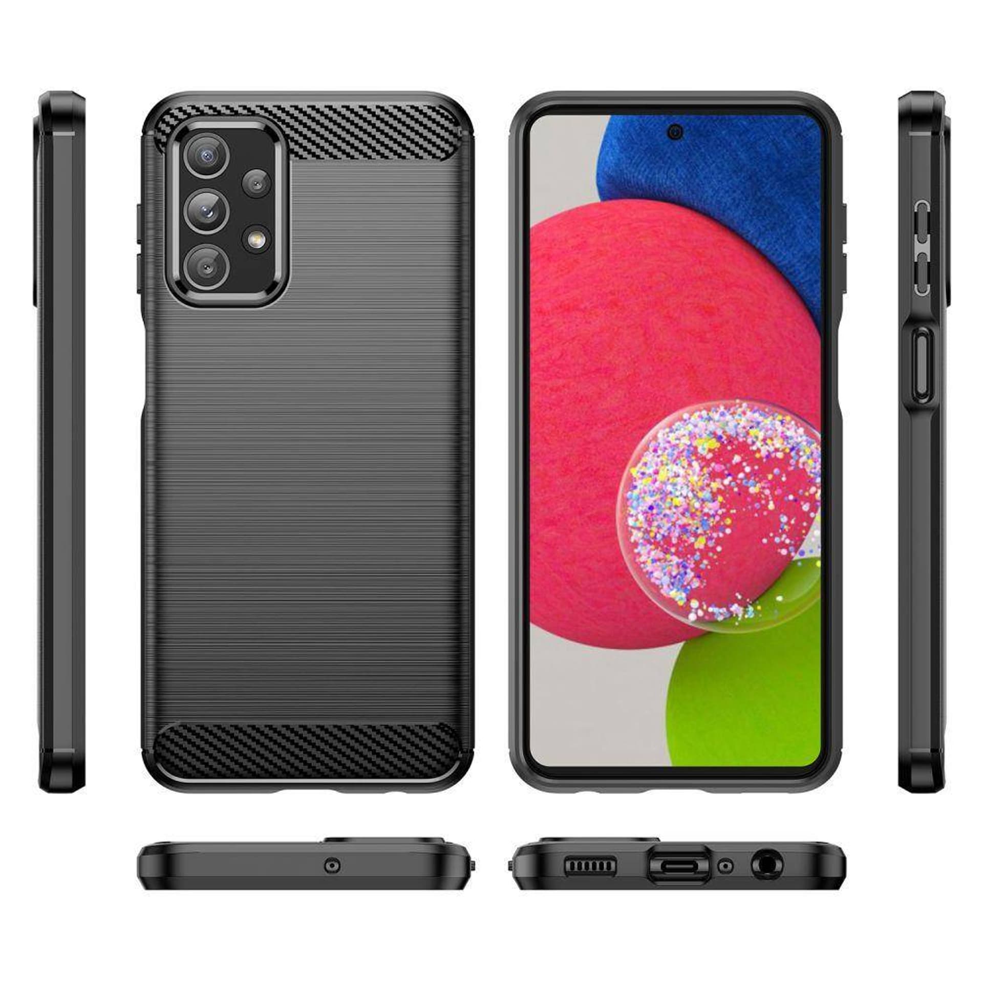 

Etui SAMSUNG GALAXY M23 5G Tech-Protect TPU Carbon czarne
