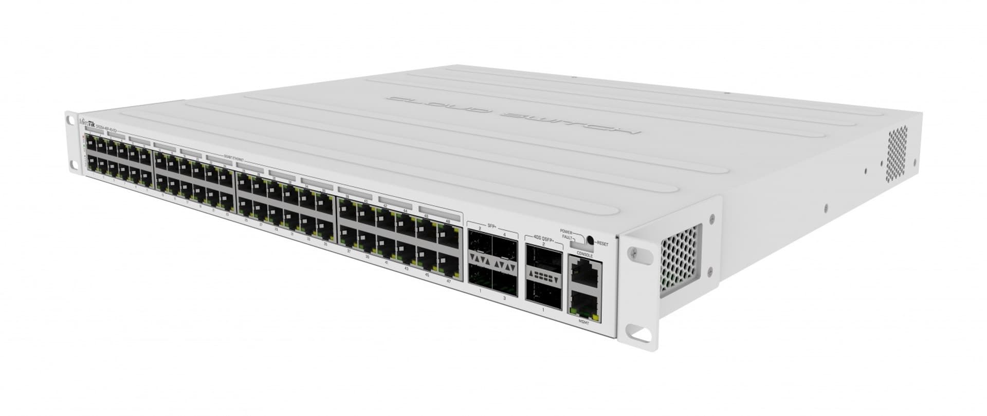 

Przełącznik 48xGbE4 SFP+ CRS354-48P-4S+2Q+RM