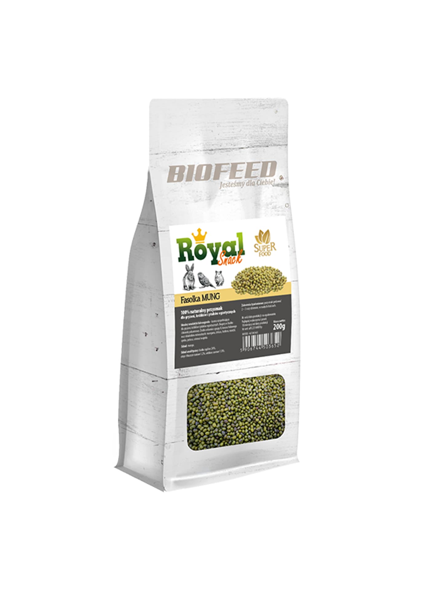 

BIOFEED Royal Snack SuperFood - fasolka mung 200g