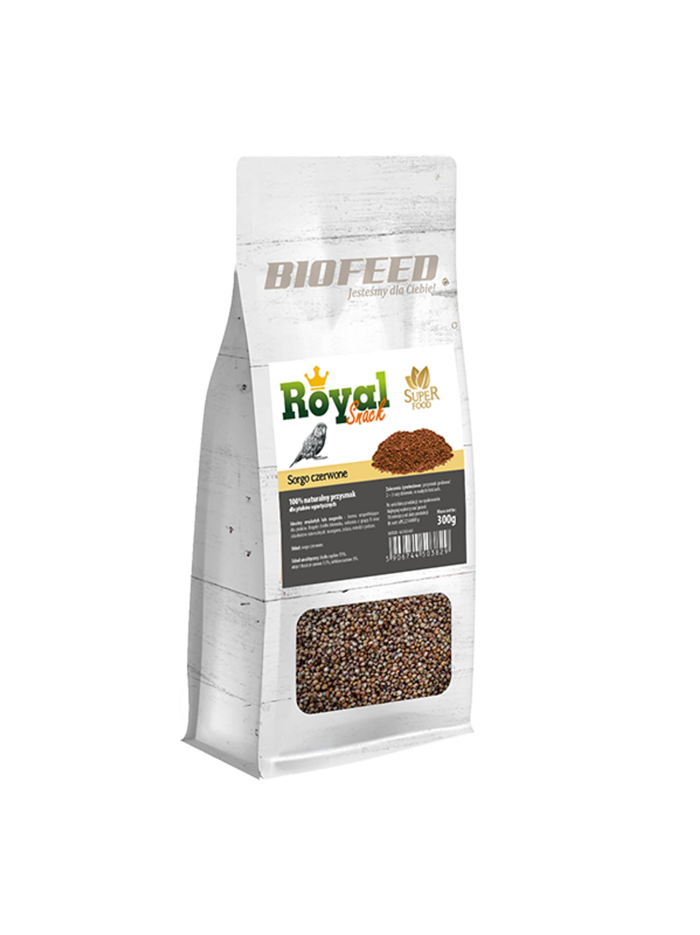 

BIOFEED Royal Snack SuperFood - sorgo czerwone 300g
