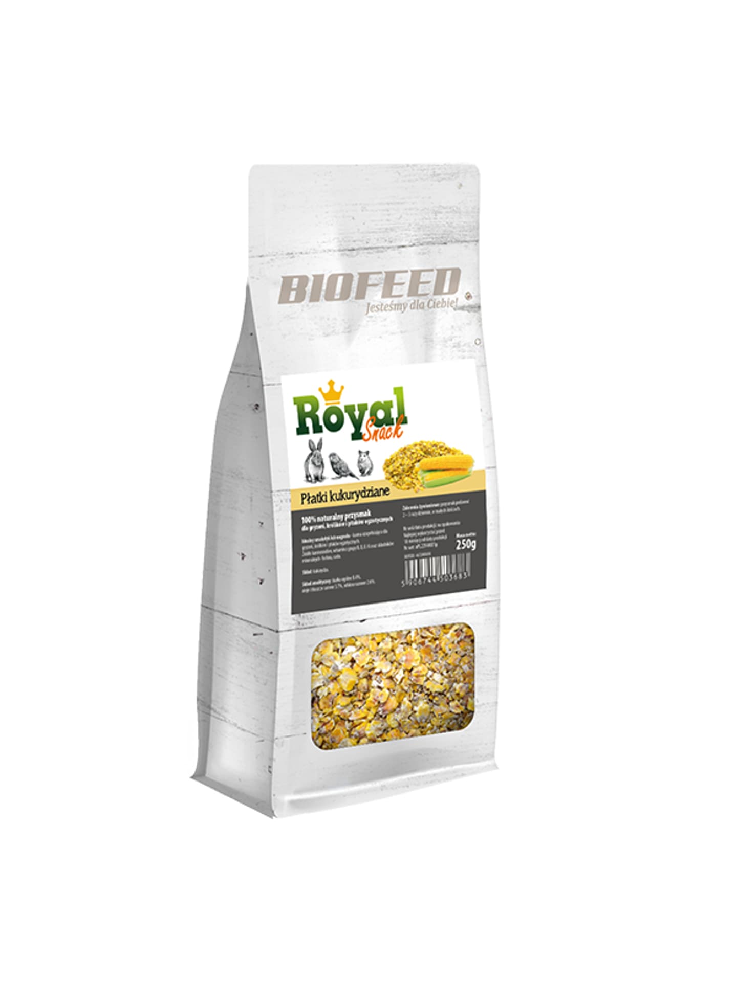 

BIOFEED Royal Snack - płatki kukurydziane 250g