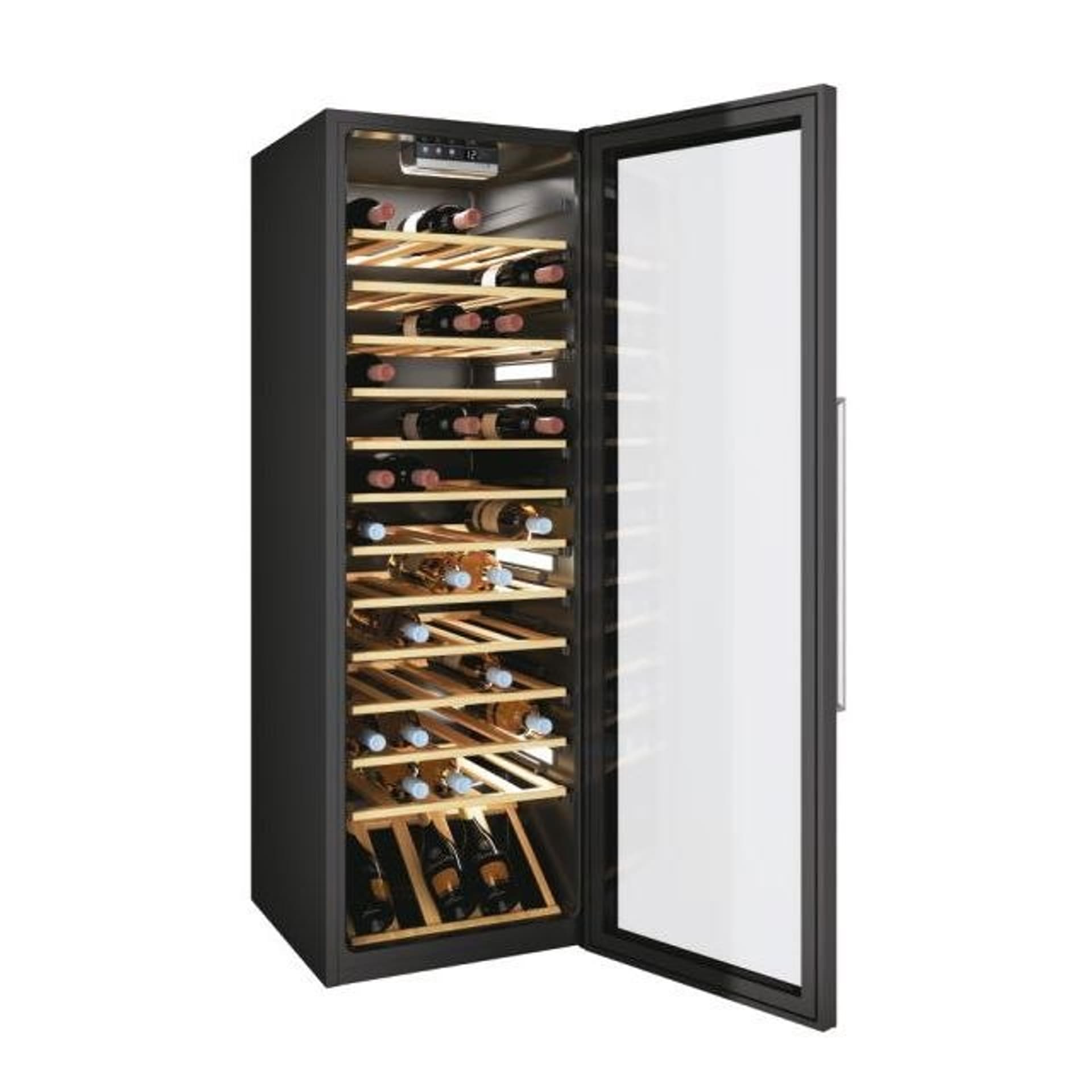 

Candy Wine Cooler CWC 200 EELW/N Energy efficiency class G, Free standing, Bottles capacity 81, Black