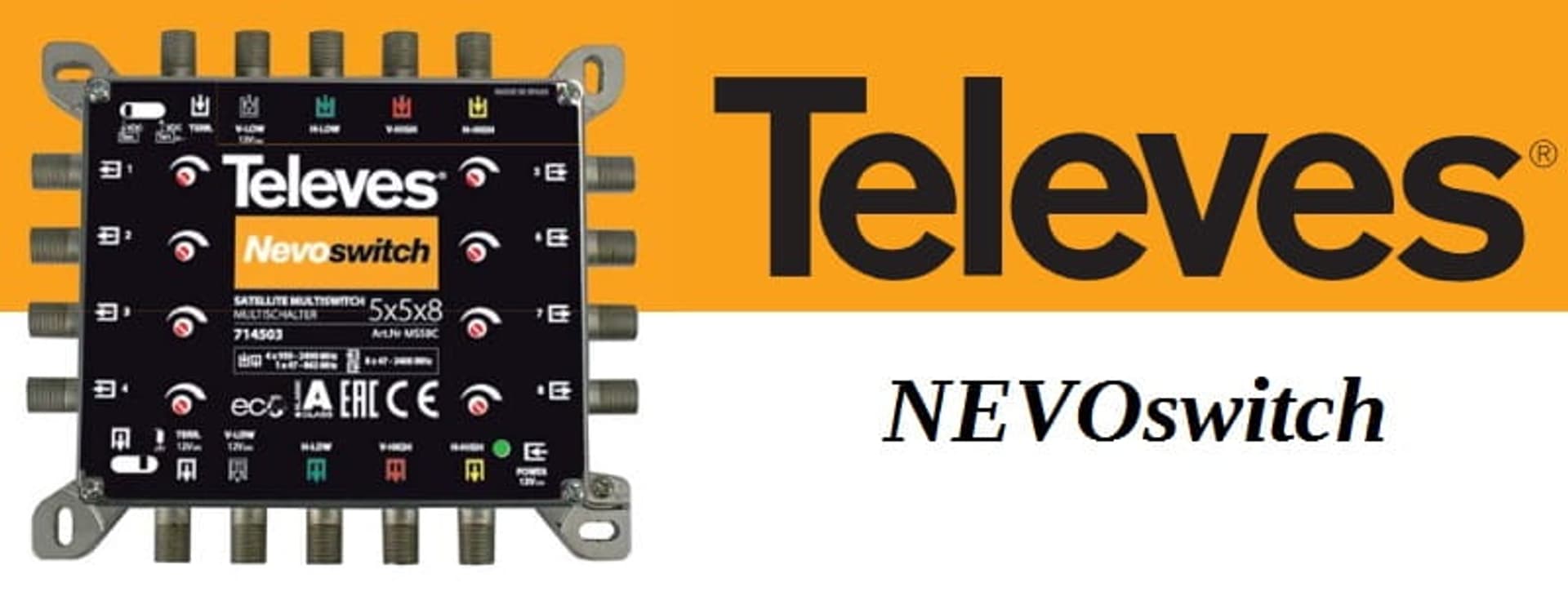 

Multiswitch Televes 714503 Nevoswitch 5x5x8
