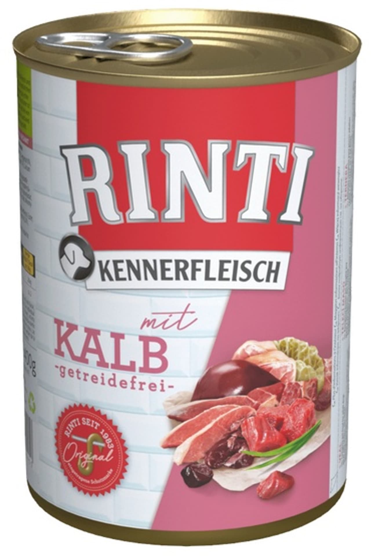 

Rinti Kennerfleisch Kalb pies - cielęcina puszka 400g