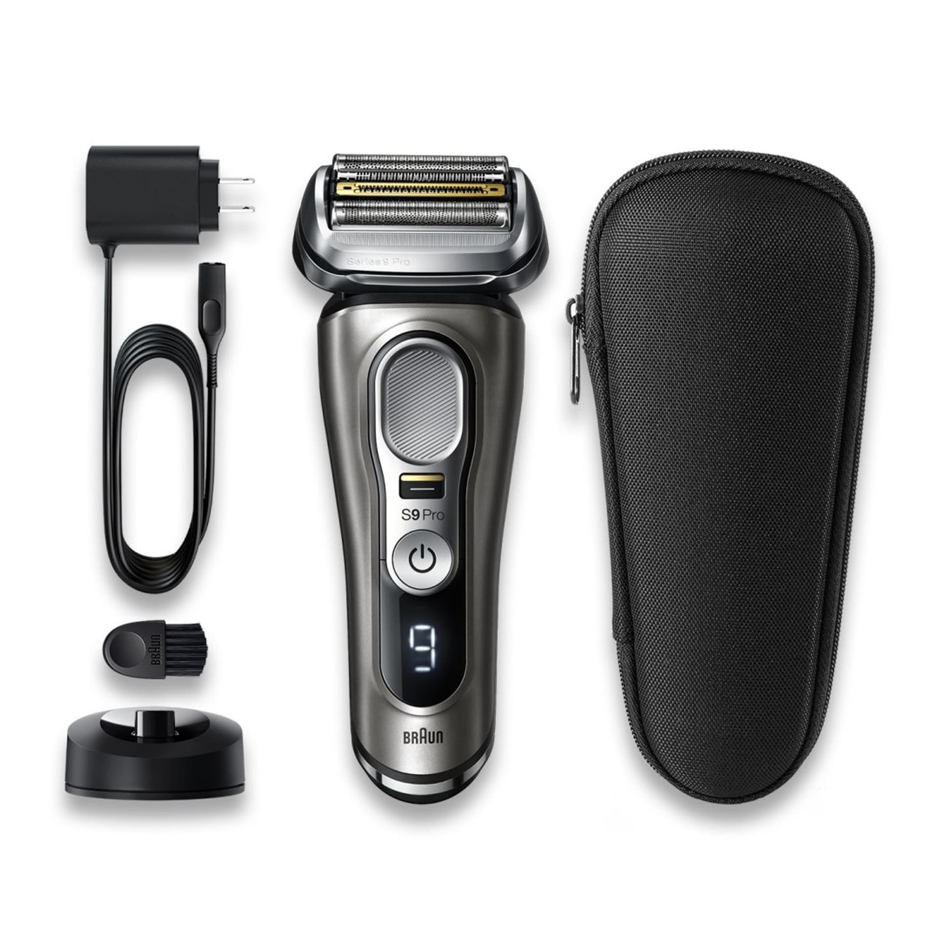 

Braun Shaver 9415s Operating time (max) 60 min, Wet & Dry, Silver, Max) 60 min/wet & dry/silve