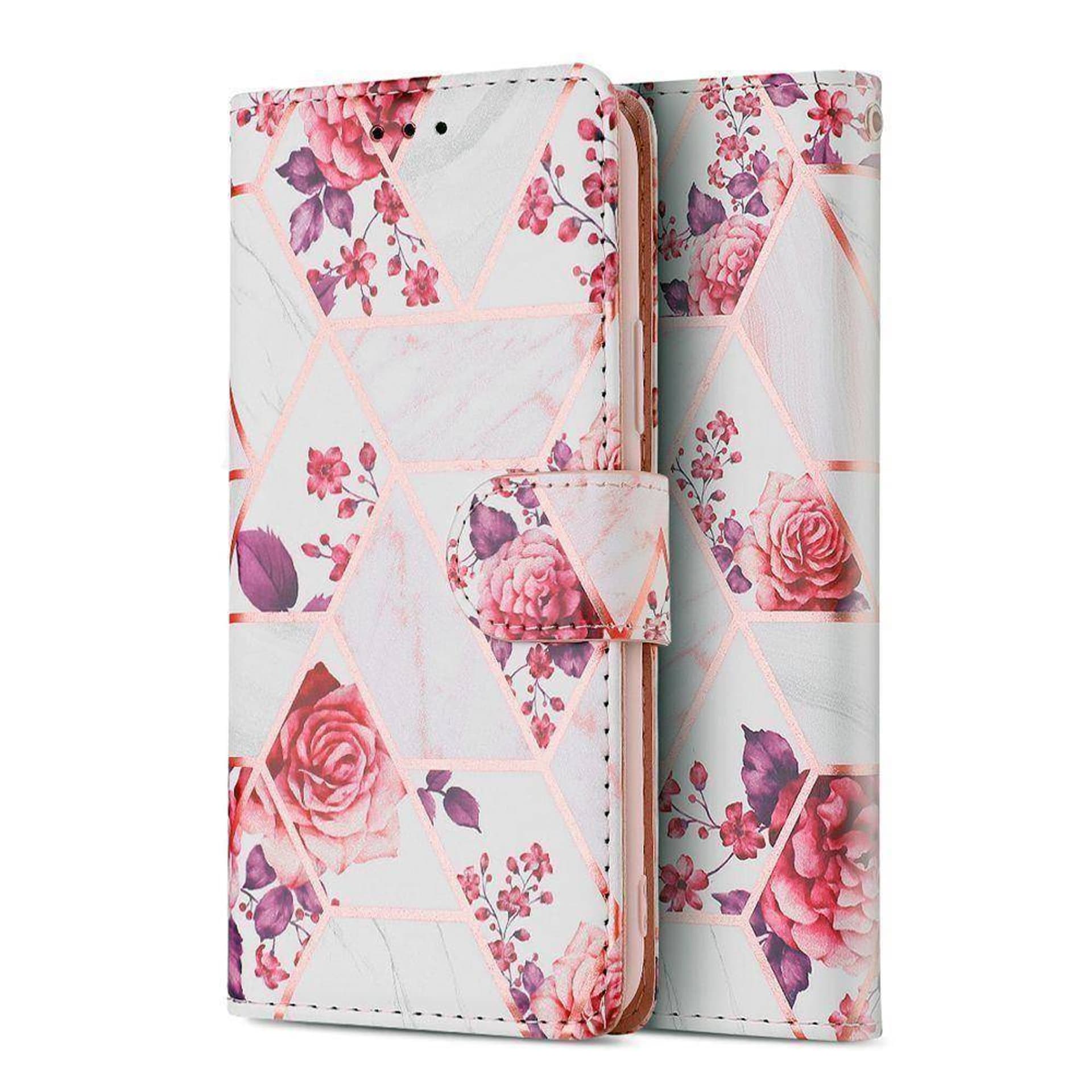 

Etui SAMSUNG GALAXY A52 / A52S Tech-Protect Wallet Floral Rose wzór