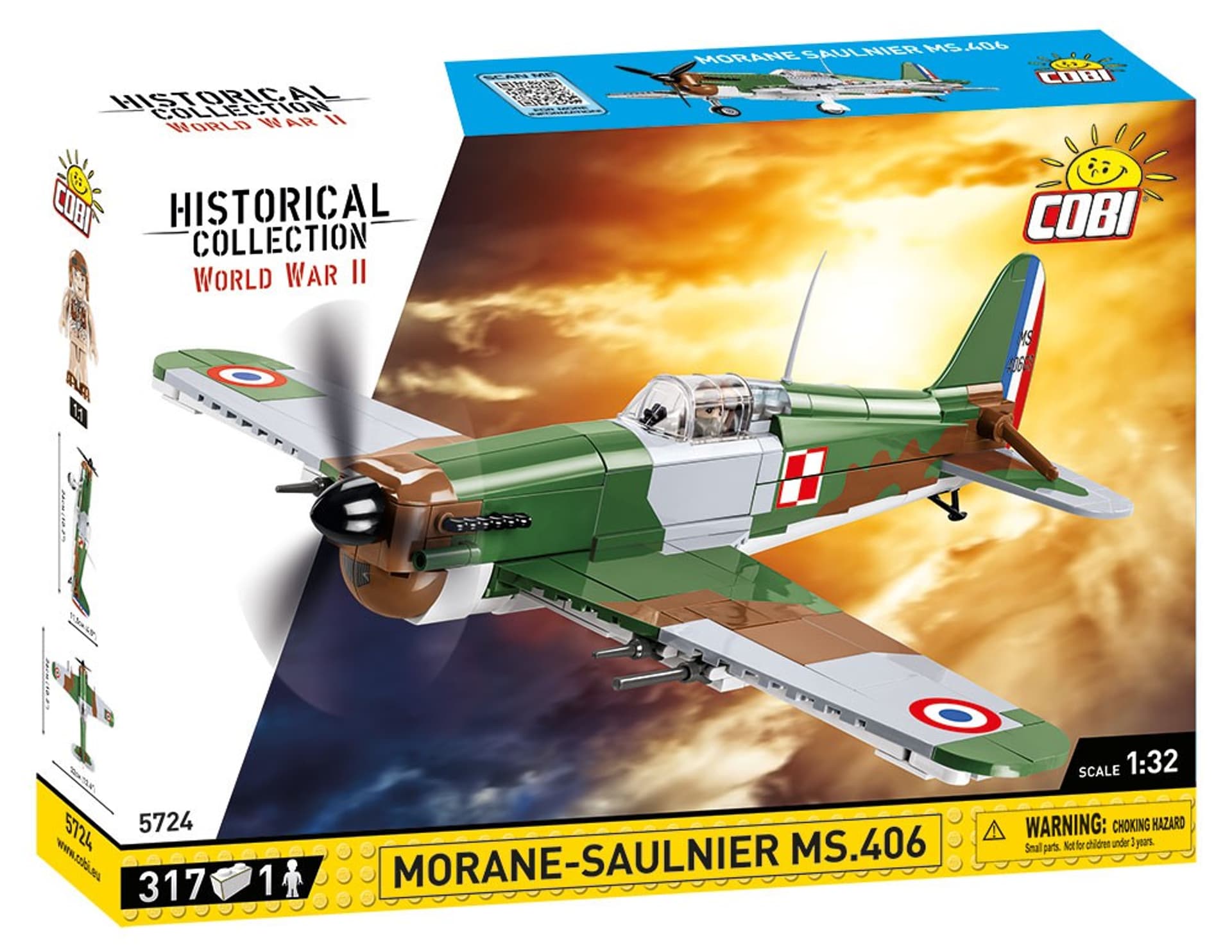 

HC WWII Morane-Saulnier MS.406