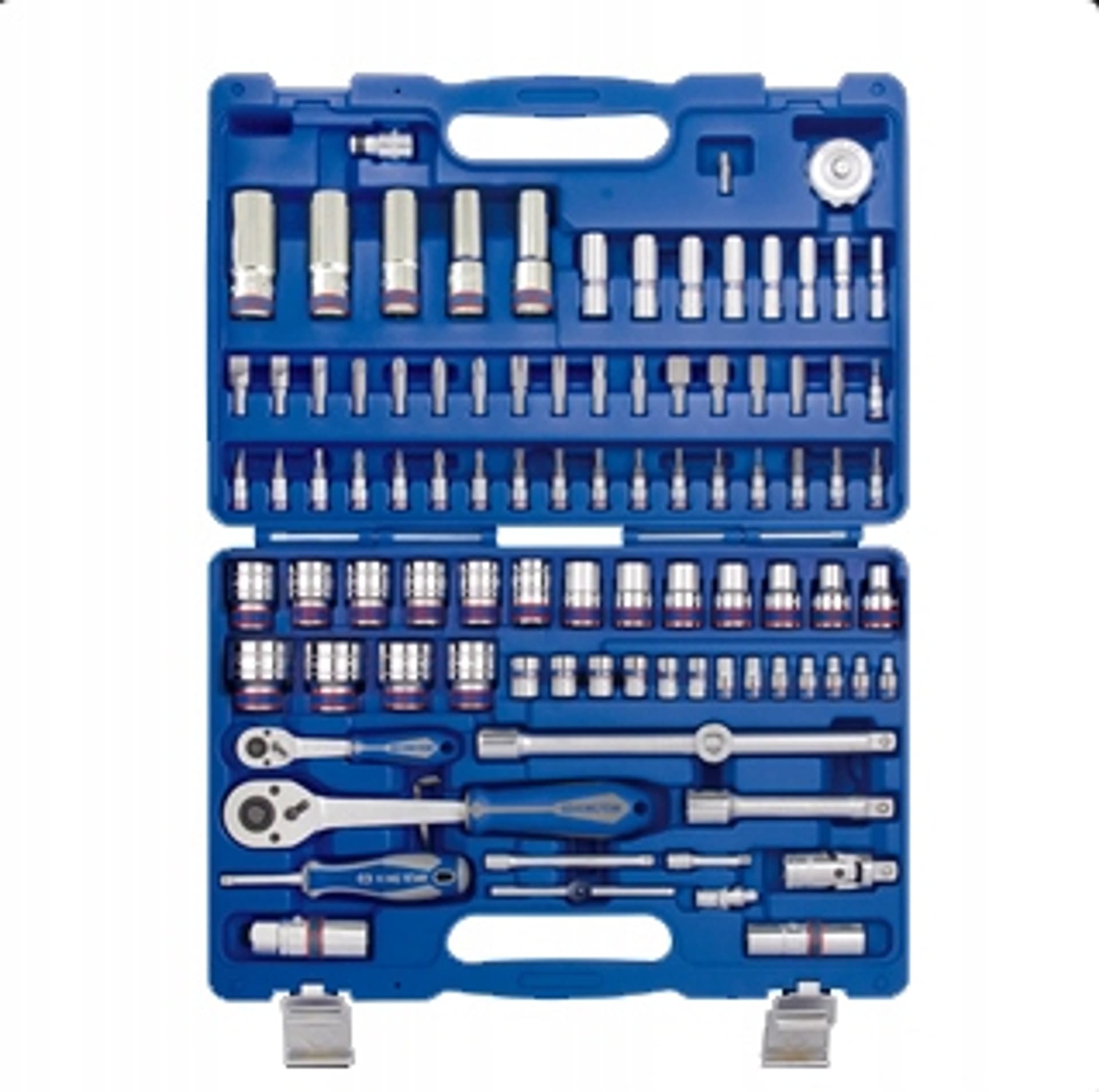 

KOMPLET NASADEK 1/4''+1/2' 96CZ. Z AKCESORIAMI