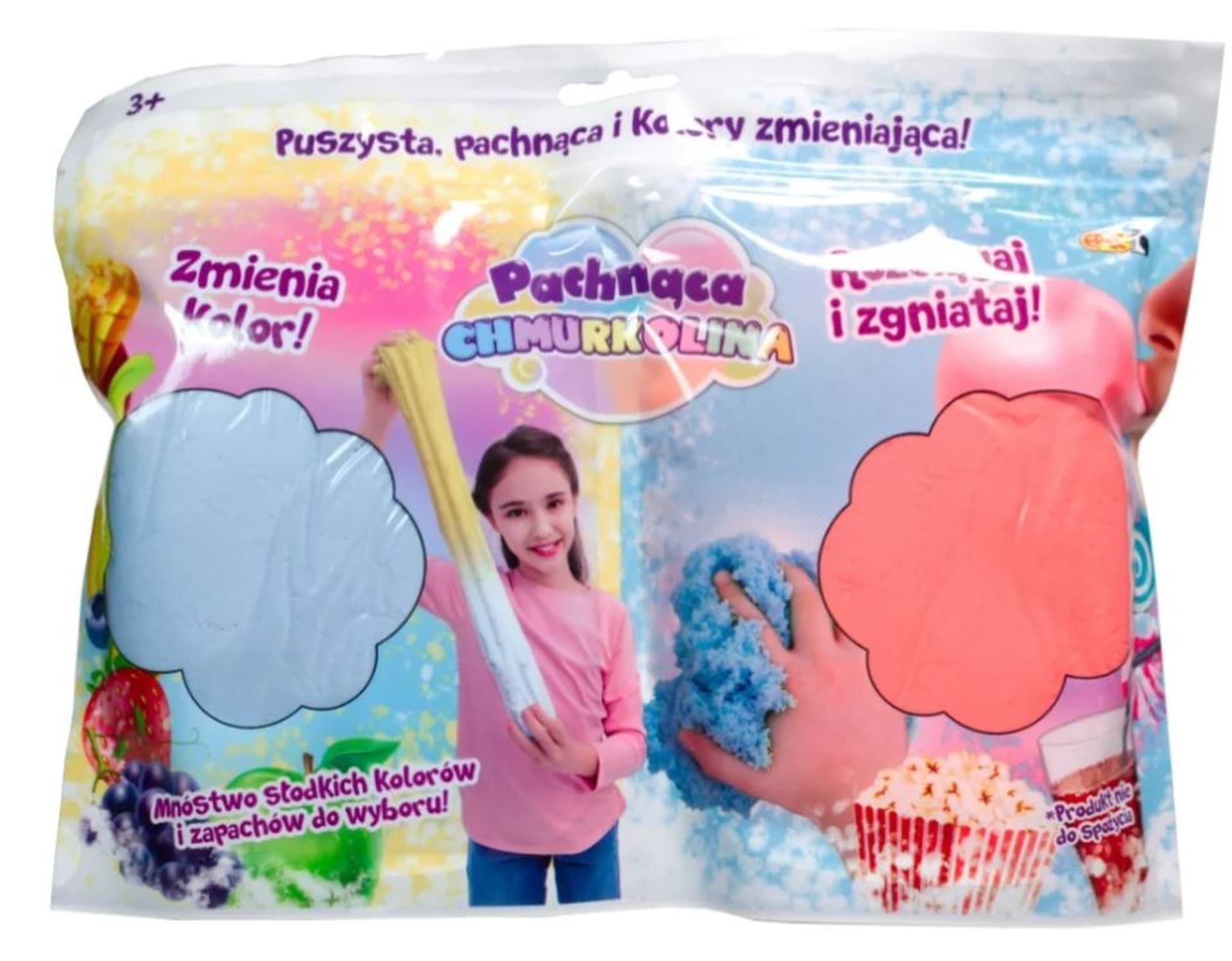 

Masa plastyczna Chmurkolina pachnąca 2pak niebieski różowy