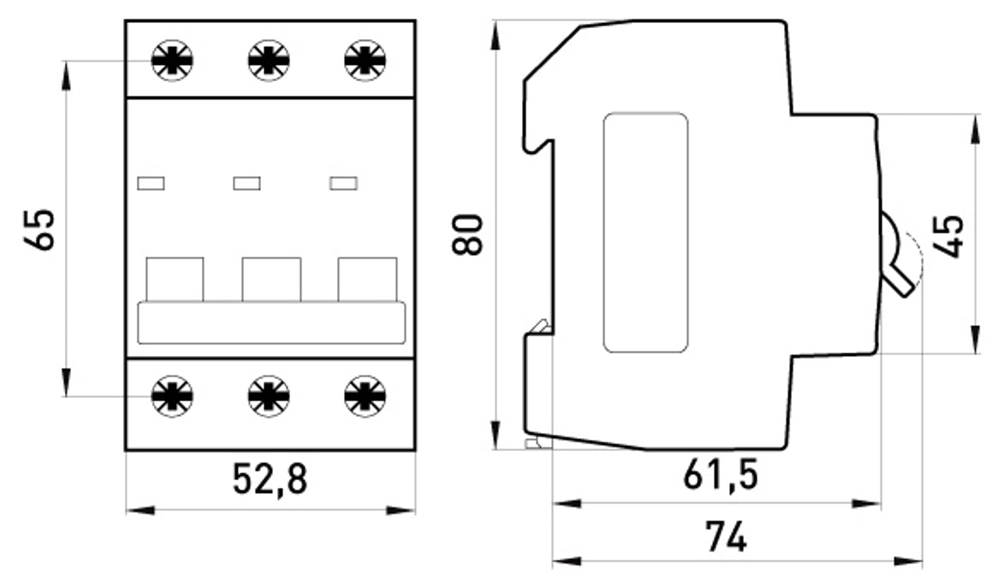 

WYŁĄCZNIK NADPRĄDOWY MCB.PRO60 3P B16A 6KA